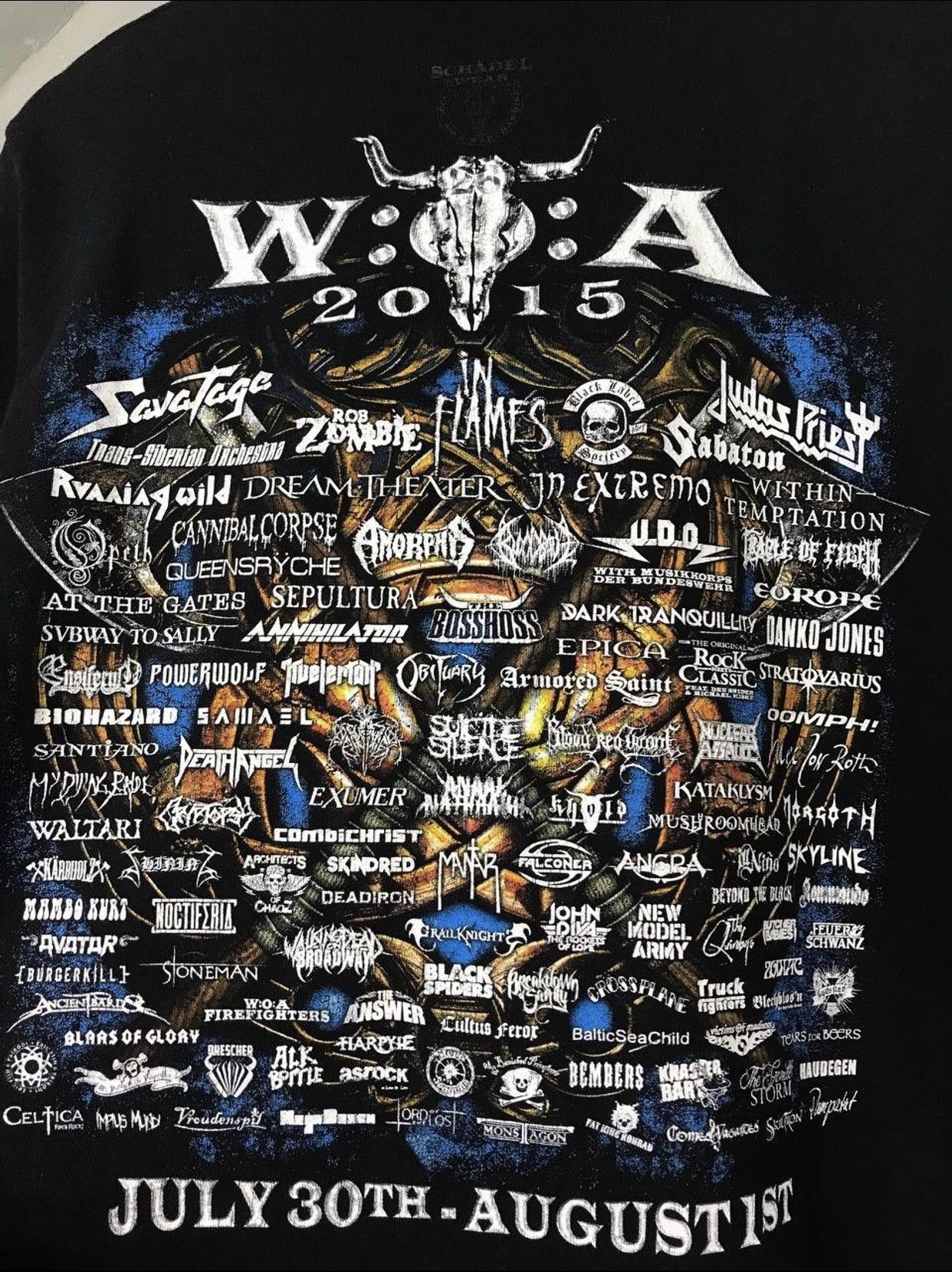 Band Tees × Vintage Wacken 2015 vintage rock band tour tee Size US M / EU 48-50 / 2 - 7 Thumbnail