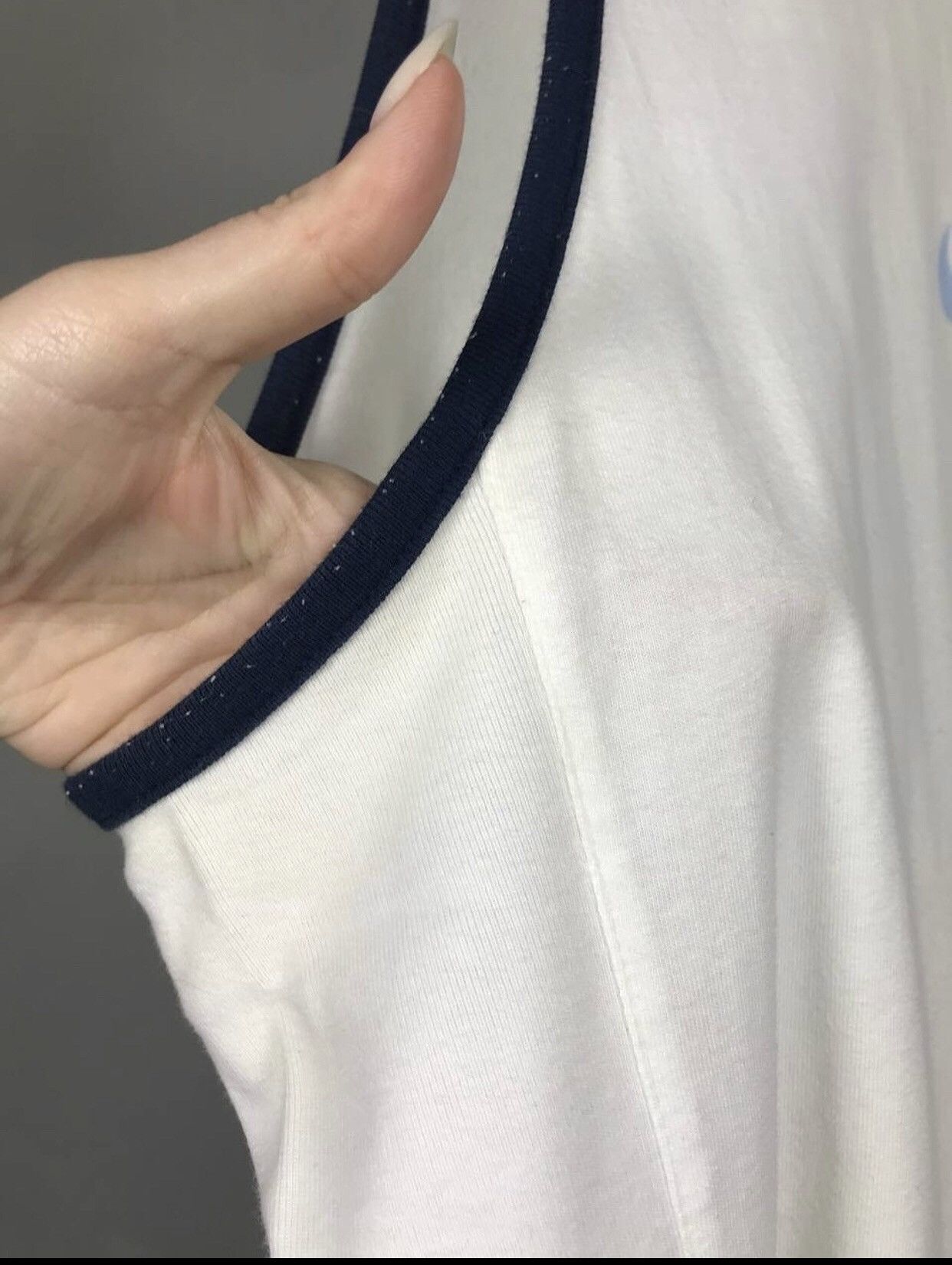 Nike × Vintage Nike swoosh center logo streetwear vintage tee Size US L / EU 52-54 / 3 - 9 Thumbnail