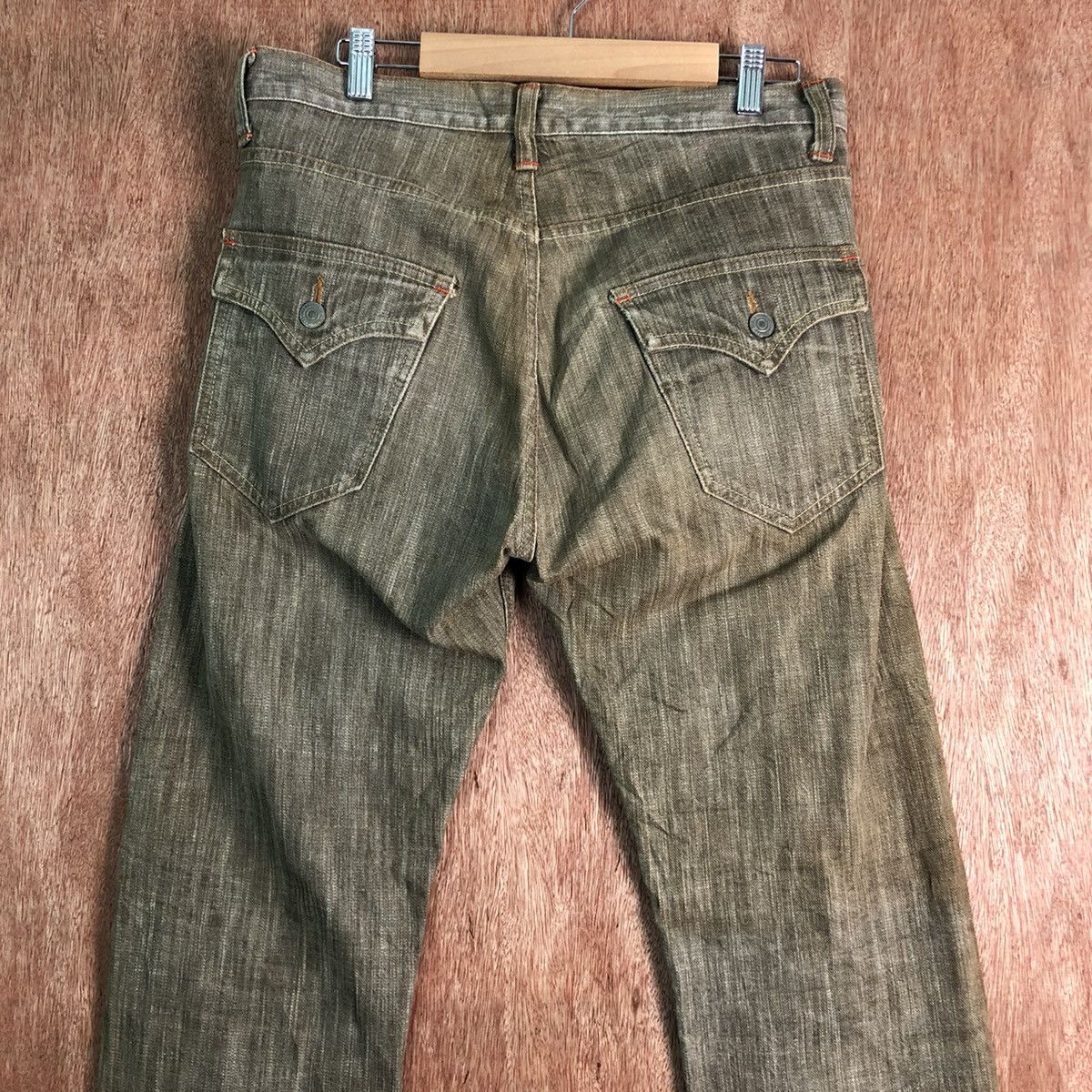 Japanese Brand DL World International Brown Denim Jeans Pants #259 Size US 30 / EU 46 - 8 Thumbnail