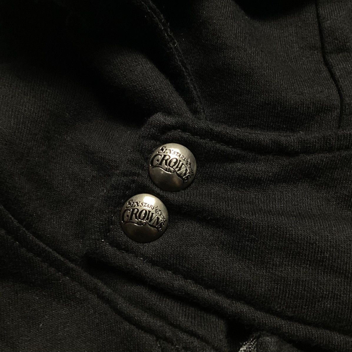If Six Was Nine × Japanese Brand × Le Grande Bleu (L.G.B.) RUSS-K EMBROIDERED WORDING PUNK GOTHIC HOODIE VEST JACKET Size US M / EU 48-50 / 2 - 5 Thumbnail