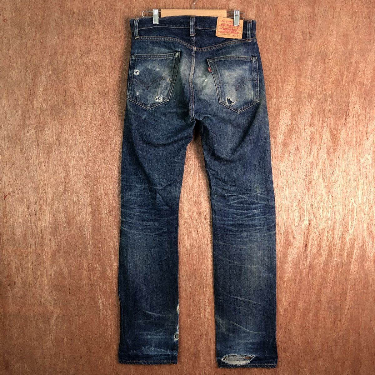 Levi's DL Late 80' Levis Big E Strauss distressed Denim Pants #c133 Size US 30 / EU 46 - 7 Thumbnail