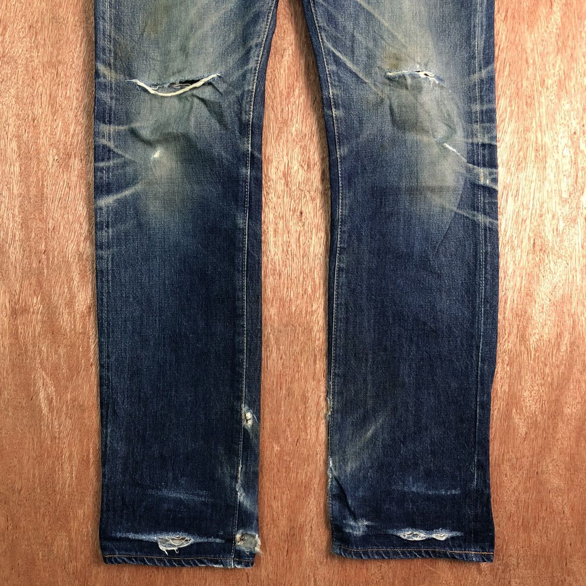 Levi's DL Late 80' Levis Big E Strauss distressed Denim Pants #c133 Size US 30 / EU 46 - 3 Thumbnail