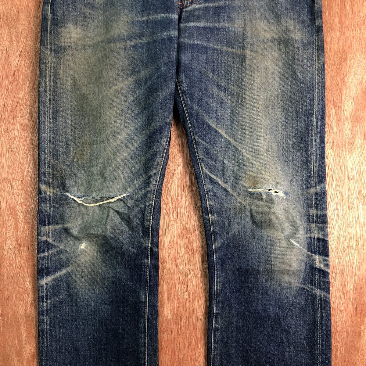 Levi's DL Late 80' Levis Big E Strauss distressed Denim Pants #c133 Size US 30 / EU 46 - 4 Thumbnail