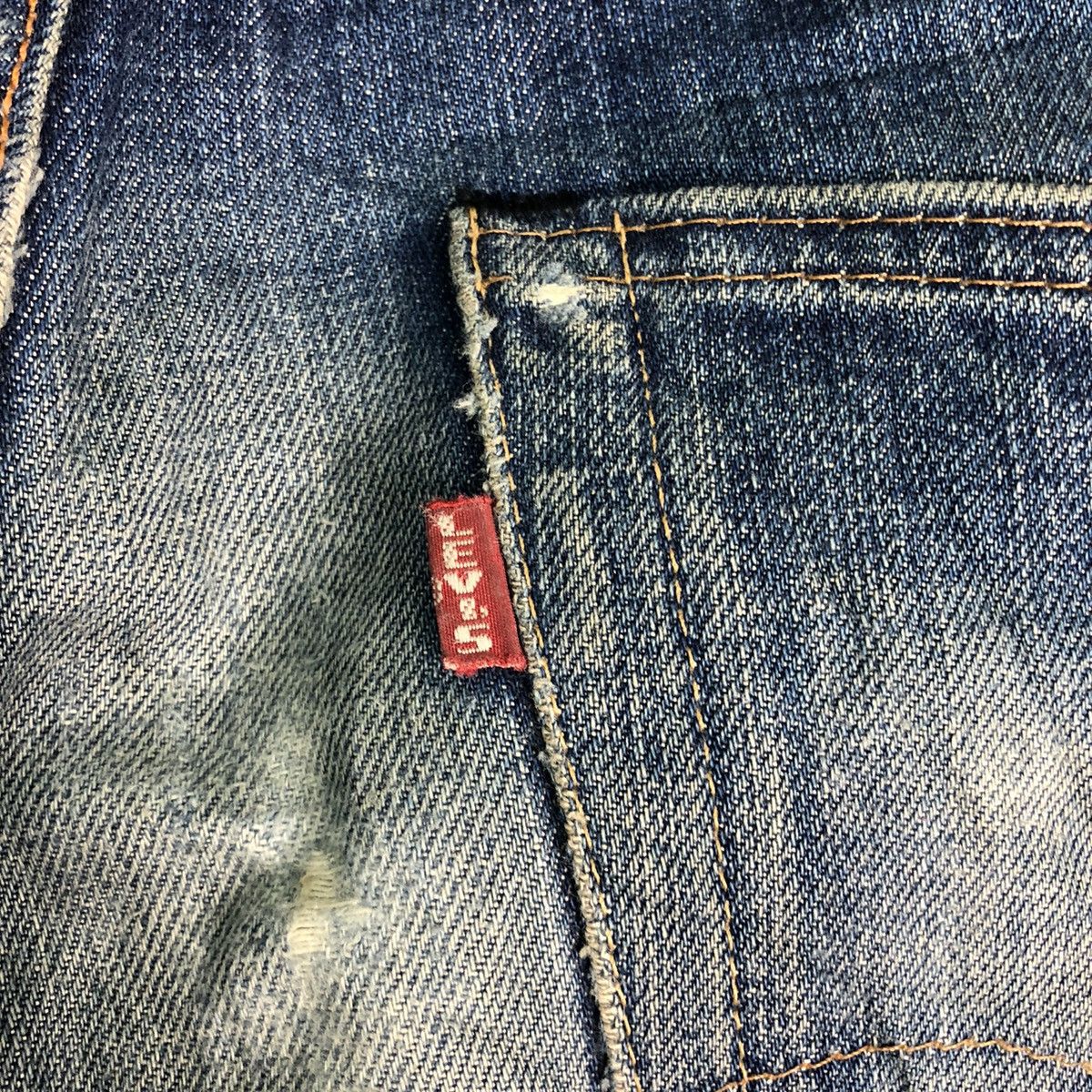 Levi's DL Late 80' Levis Big E Strauss distressed Denim Pants #c133 Size US 30 / EU 46 - 10 Thumbnail