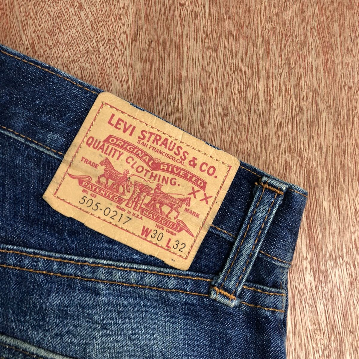 Levi's DL Late 80' Levis Big E Strauss distressed Denim Pants #c133 Size US 30 / EU 46 - 11 Thumbnail