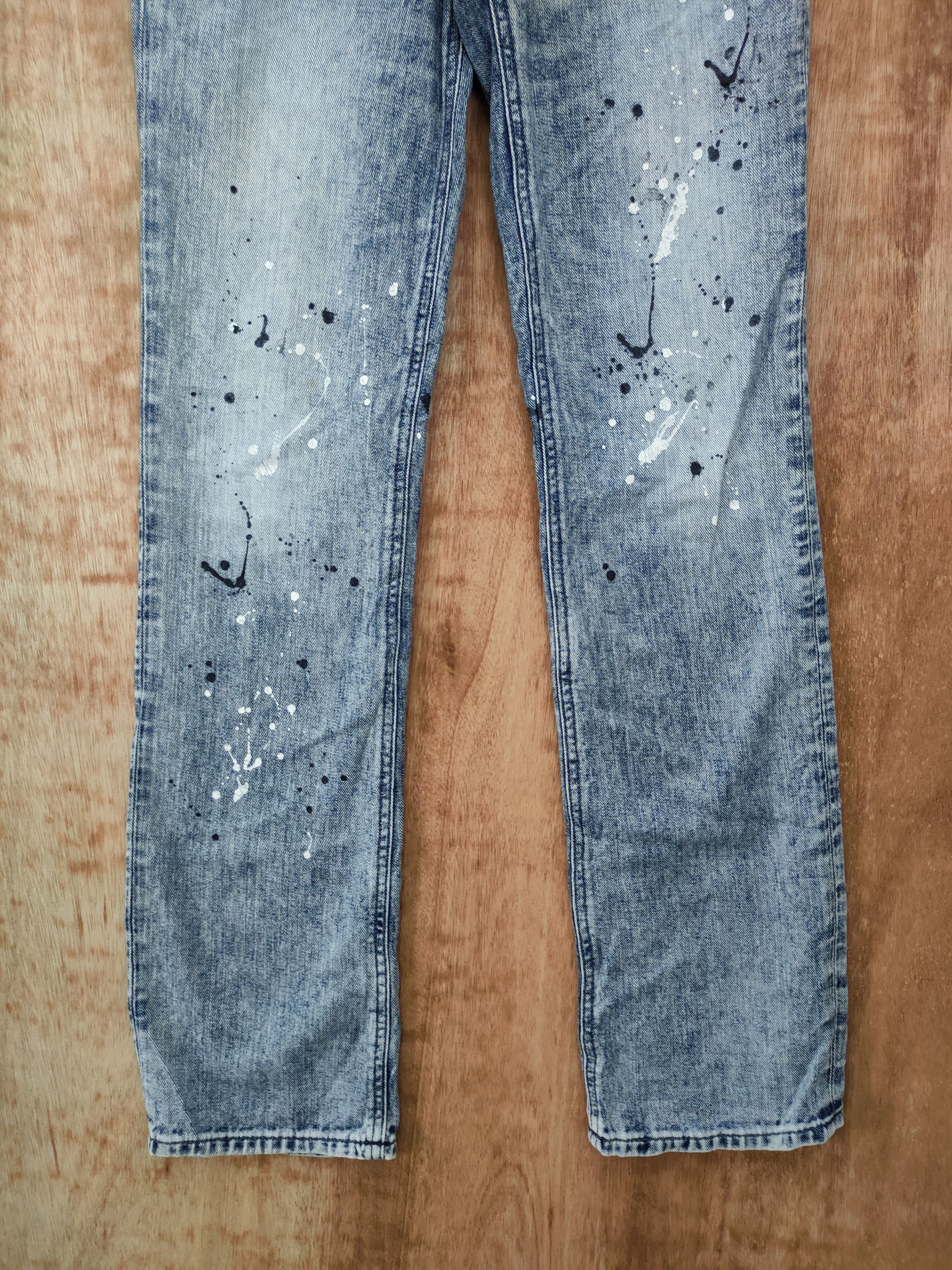 Edwin DLL something edwin painter distressed denim pants #46-105 Size US 29 - 2 Thumbnail