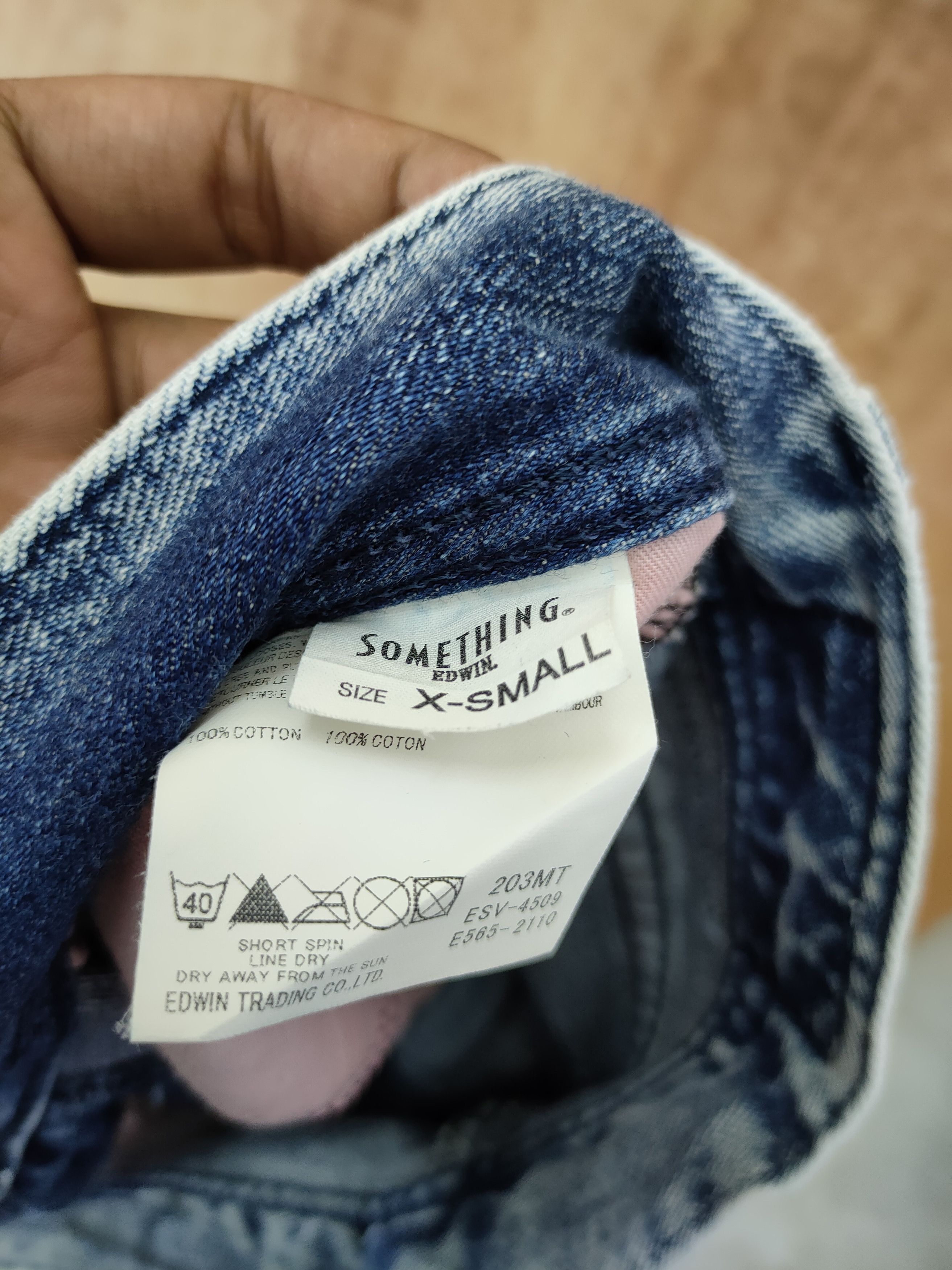 Edwin DLL something edwin painter distressed denim pants #46-105 Size US 29 - 9 Thumbnail