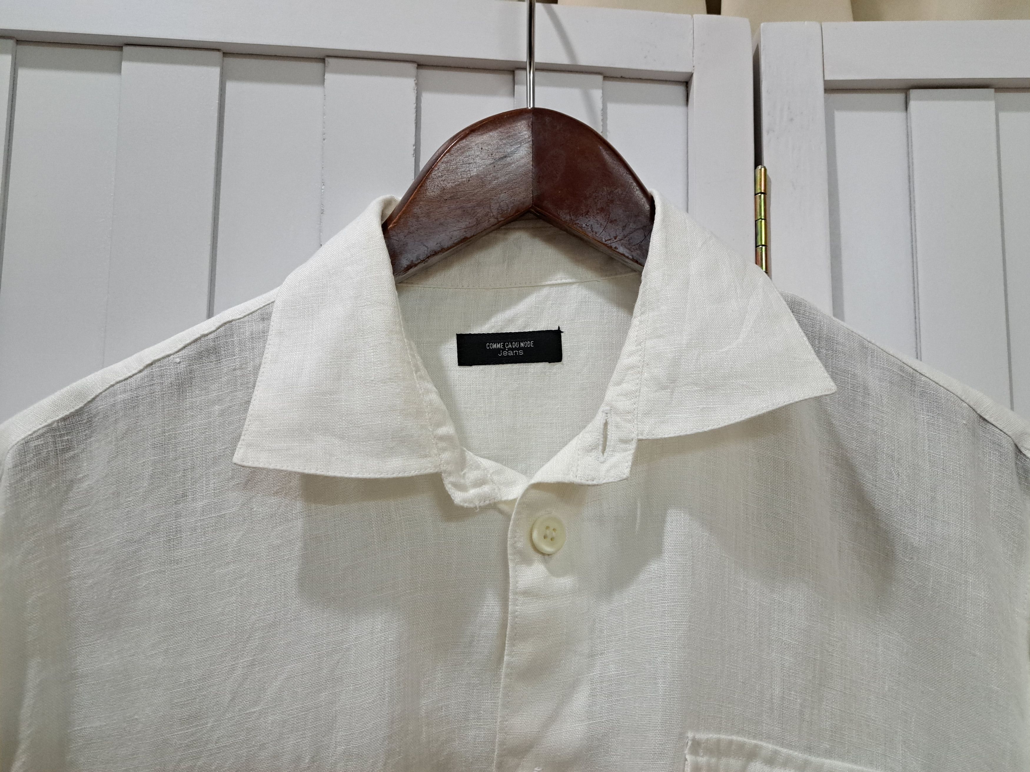 Comme Ca Ism Comme Ca Du Mode Jeans Linen Shirt Size US XL / EU 56 / 4 - 4 Thumbnail