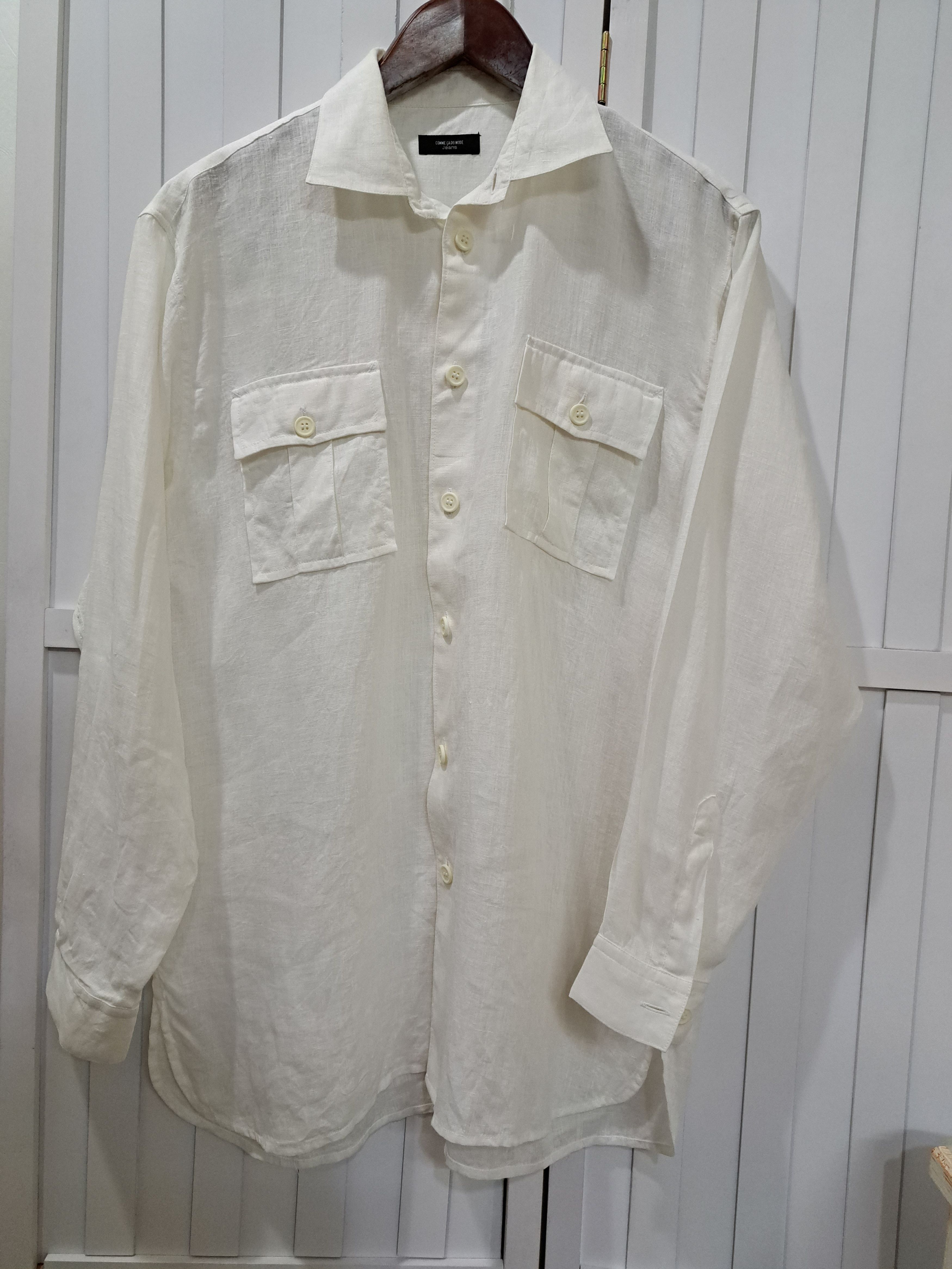 Comme Ca Ism Comme Ca Du Mode Jeans Linen Shirt Size US XL / EU 56 / 4 - 3 Thumbnail