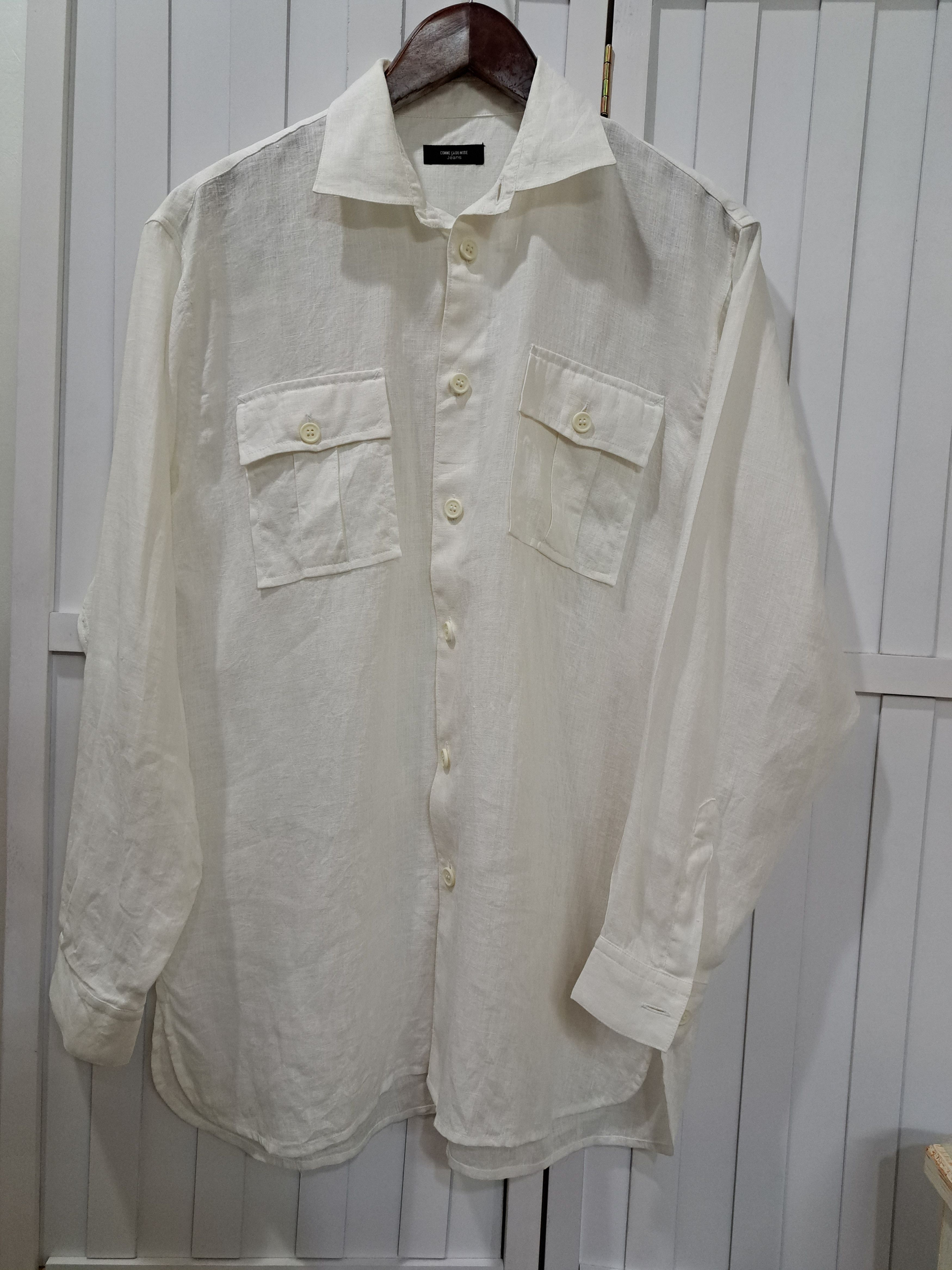 Comme Ca Ism Comme Ca Du Mode Jeans Linen Shirt Size US XL / EU 56 / 4 - 2 Thumbnail