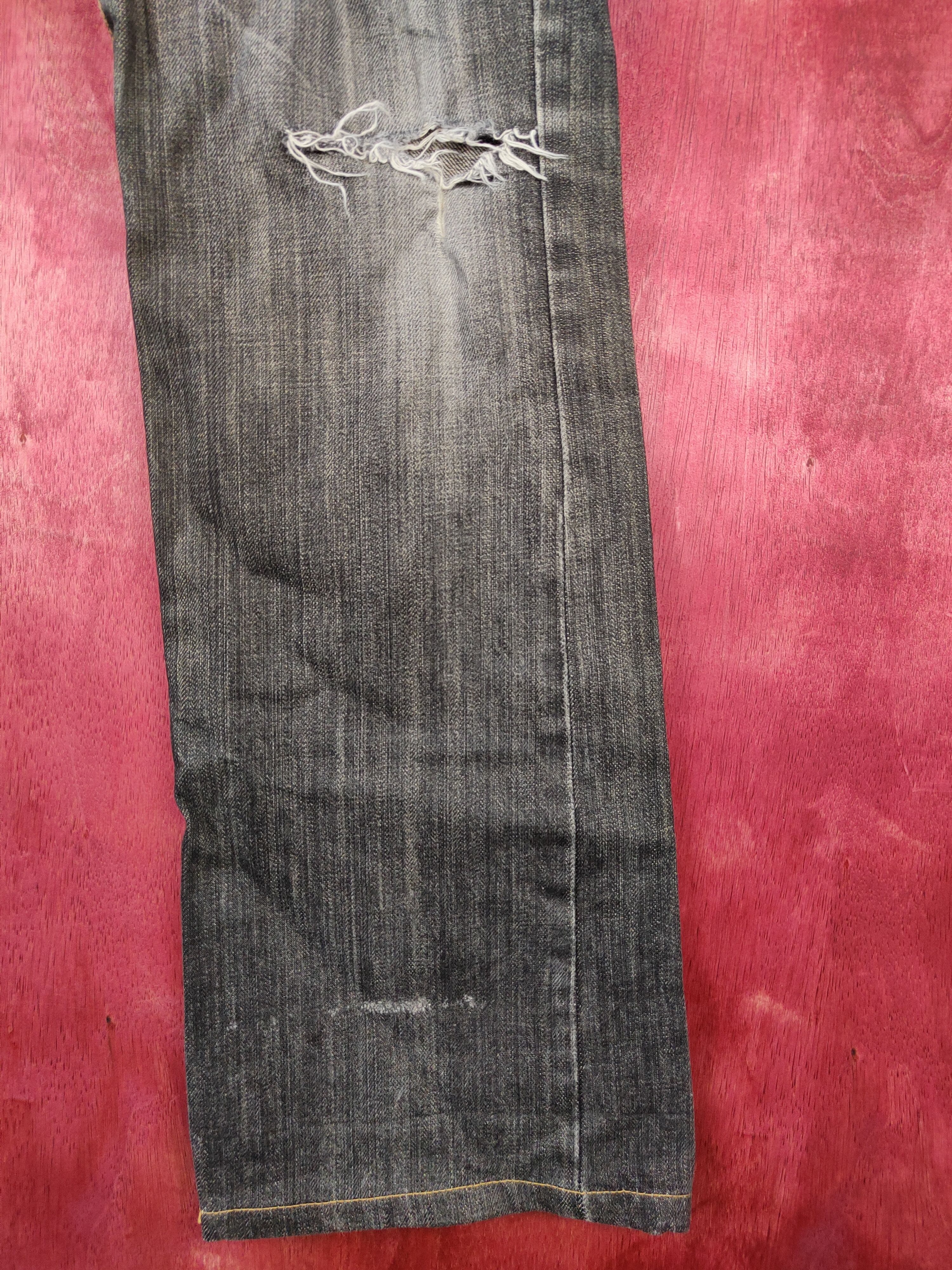Japanese Brand Bobson International-J Black jeans Denim Pants #5162 Size US 30 / EU 46 - 6 Thumbnail