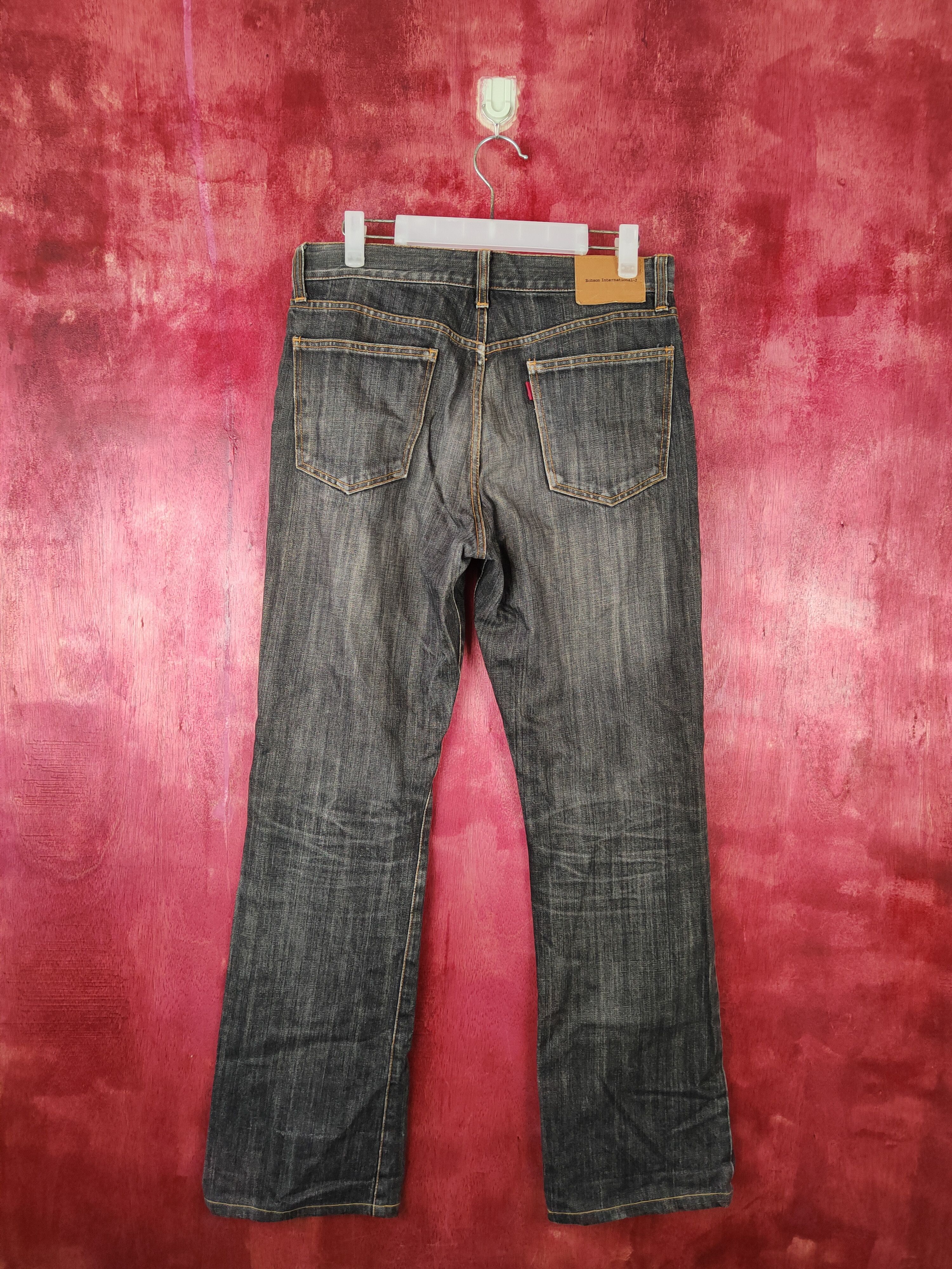 Japanese Brand Bobson International-J Black jeans Denim Pants #5162 Size US 30 / EU 46 - 7 Thumbnail