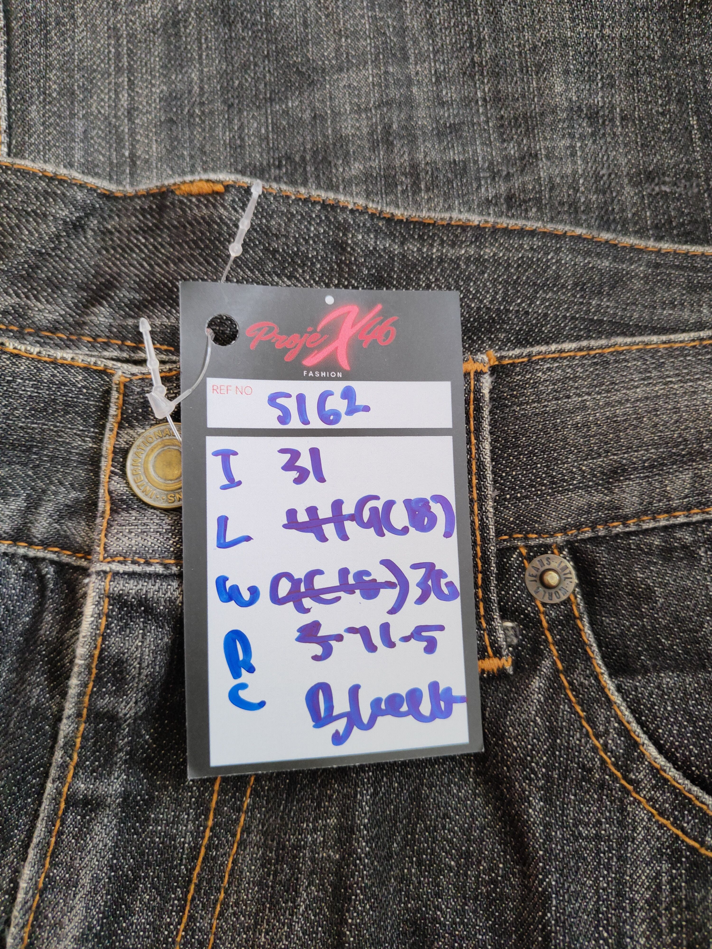 Japanese Brand Bobson International-J Black jeans Denim Pants #5162 Size US 30 / EU 46 - 15 Thumbnail