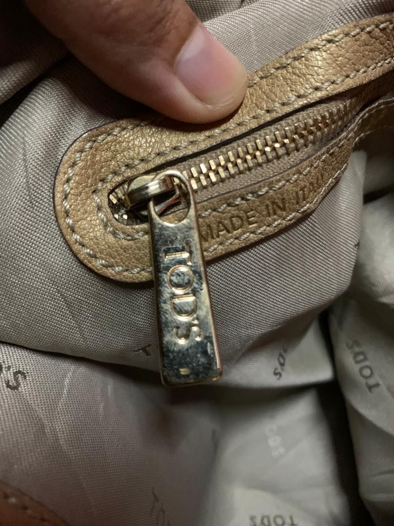 Tod's × Vintage Vintage TOD'S Bag Raffia and leather design Size ONE SIZE - 16 Thumbnail