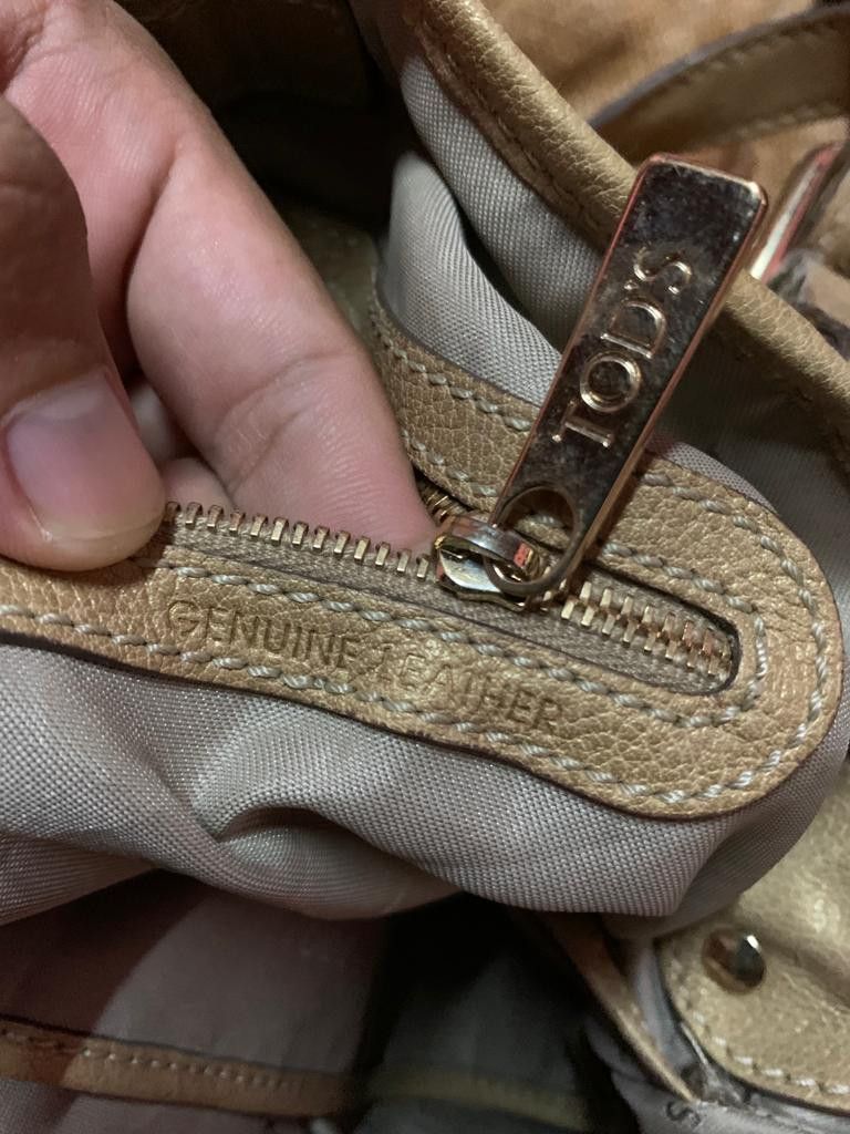 Tod's × Vintage Vintage TOD'S Bag Raffia and leather design Size ONE SIZE - 12 Thumbnail