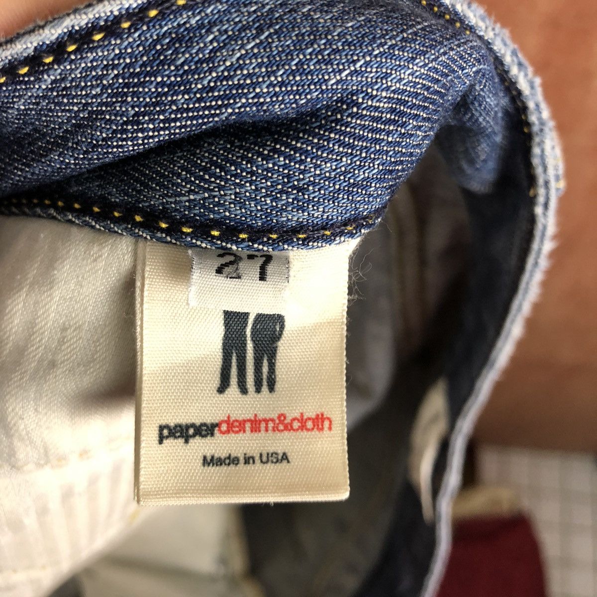 Paper Denim & Cloth DLL Paper Denim Distressed Blue Denim Jeans Pants #c256 Size US 27 - 12 Thumbnail