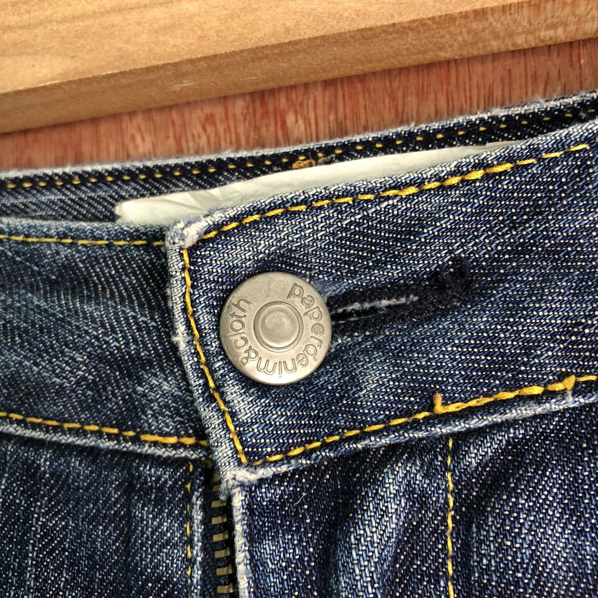 Paper Denim & Cloth DLL Paper Denim Distressed Blue Denim Jeans Pants #c256 Size US 27 - 6 Thumbnail