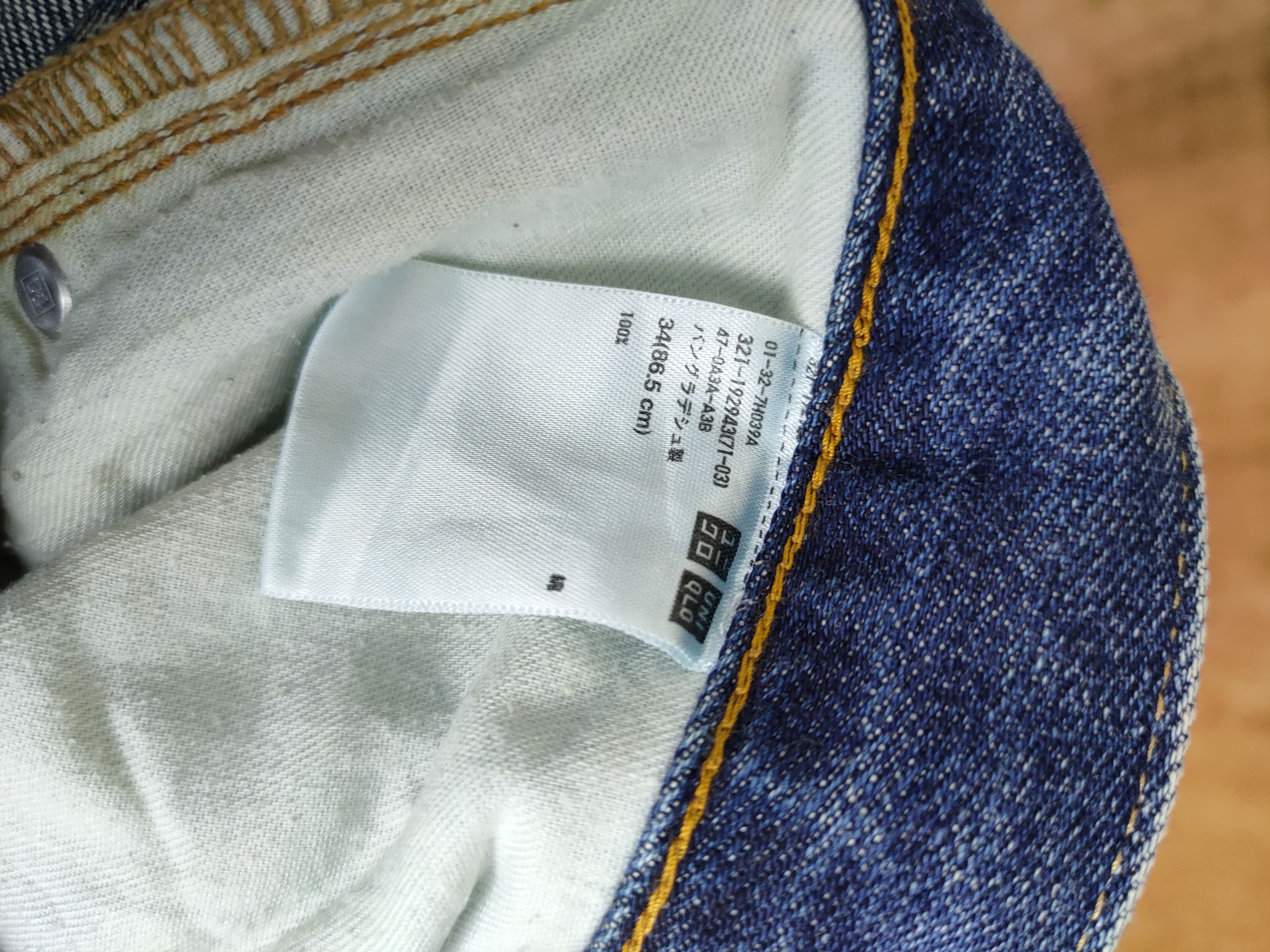 Japanese Brand uniqlo distressed denim dirty style vintage pants #4169 Size US 34 / EU 50 - 10 Thumbnail