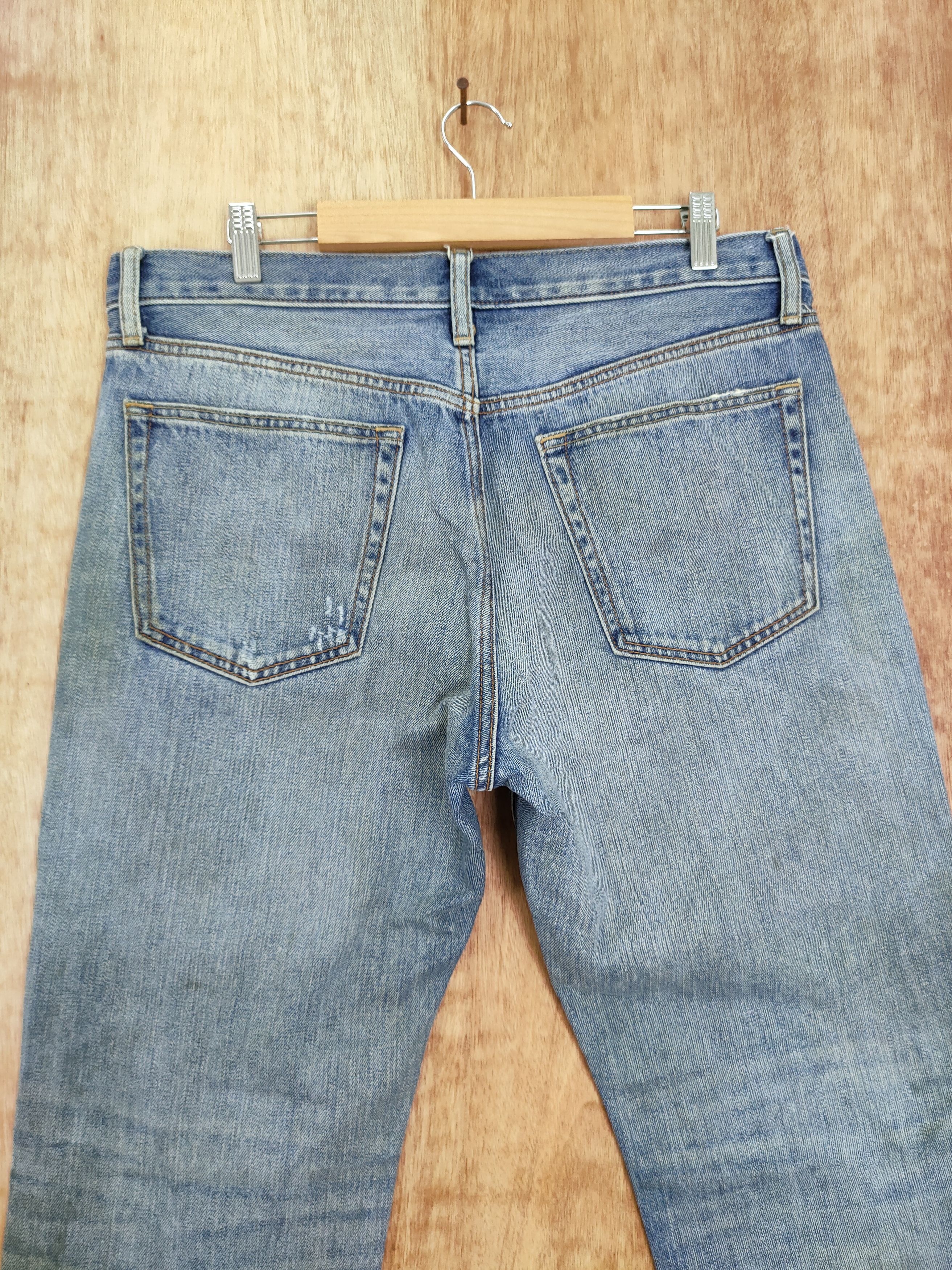 Japanese Brand uniqlo distressed denim dirty style vintage pants #4169 Size US 34 / EU 50 - 9 Thumbnail