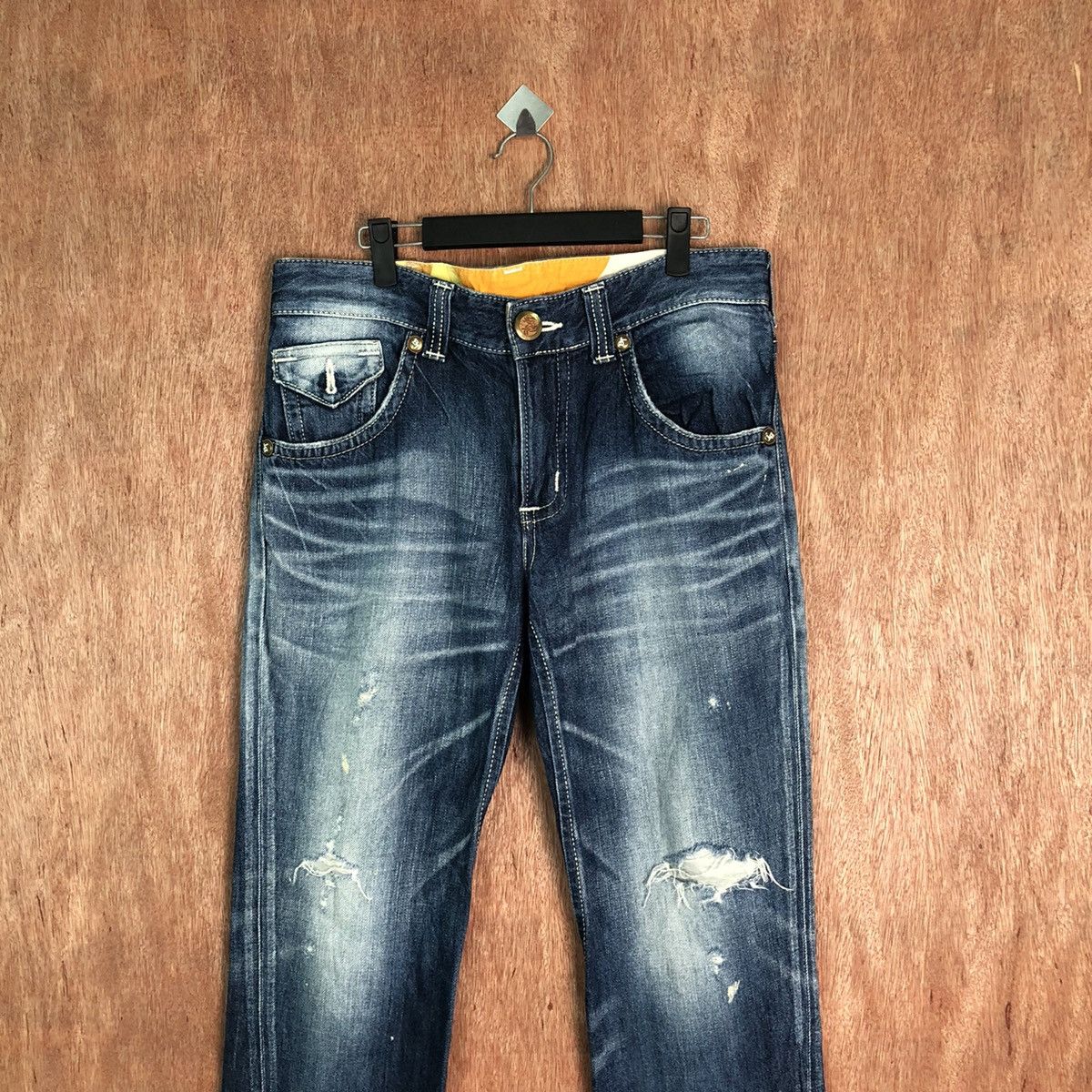 Edwin Edwin Blue Trip Distressed Denim pants #6350 Size US 32 / EU 48 - 2 Thumbnail