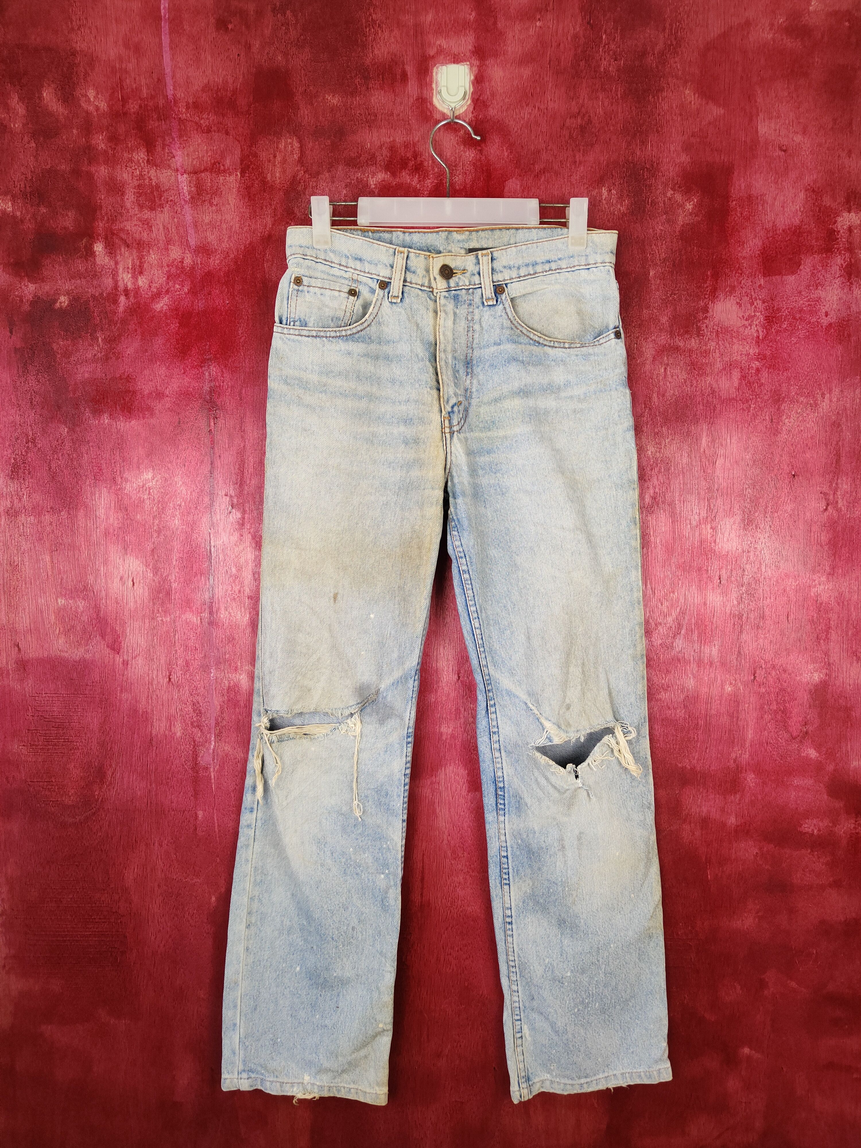 Levi's Vintage Levis distressed denim Jeans #4939DL Size US 28 / EU 44 - 1 Thumbnail