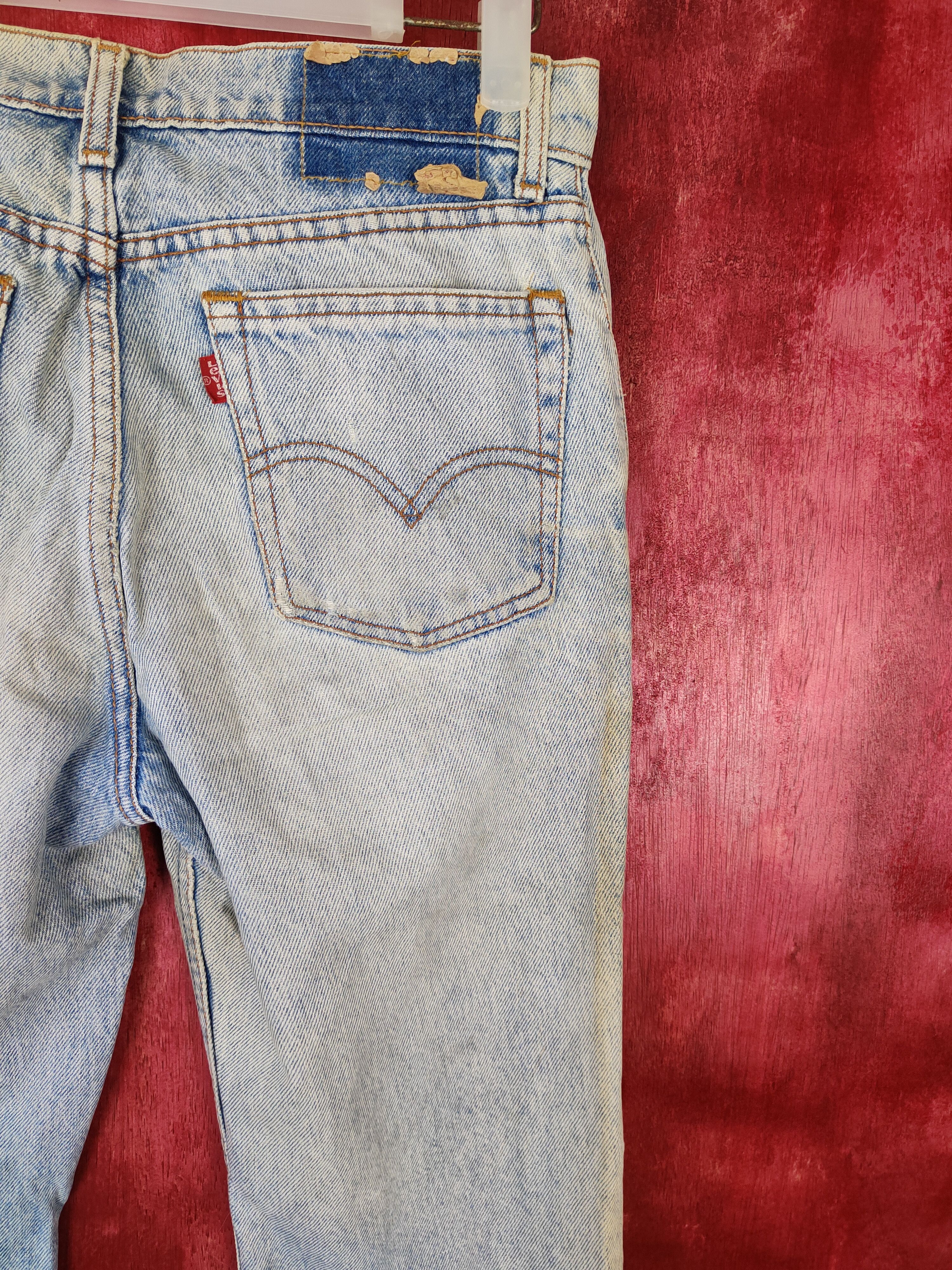 Levi's Vintage Levis distressed denim Jeans #4939DL Size US 28 / EU 44 - 11 Thumbnail
