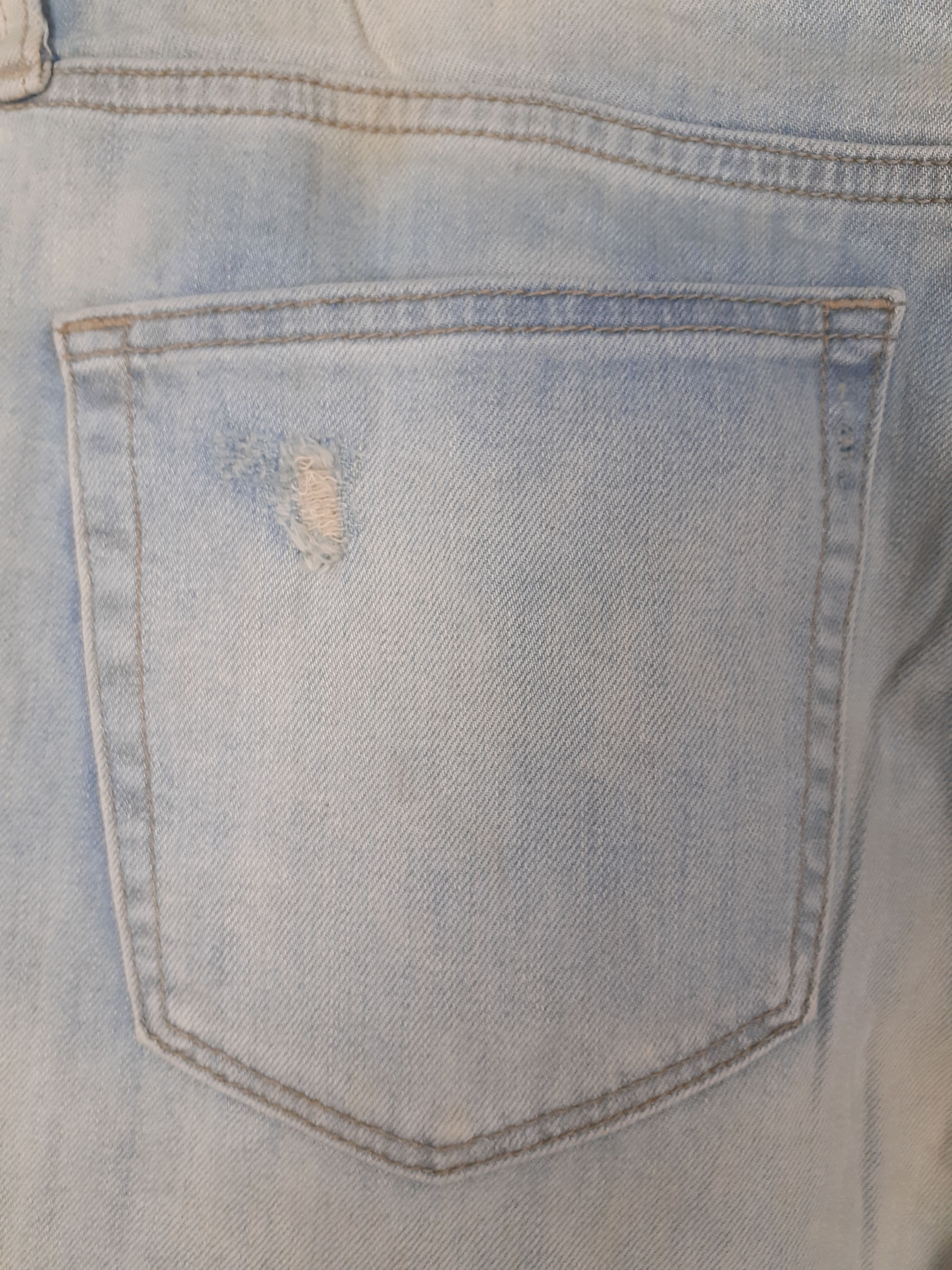 Japanese Brand Uniqlo Jeans blue faded distressed denim pants #3660 Size US 36 / EU 52 - 13 Thumbnail