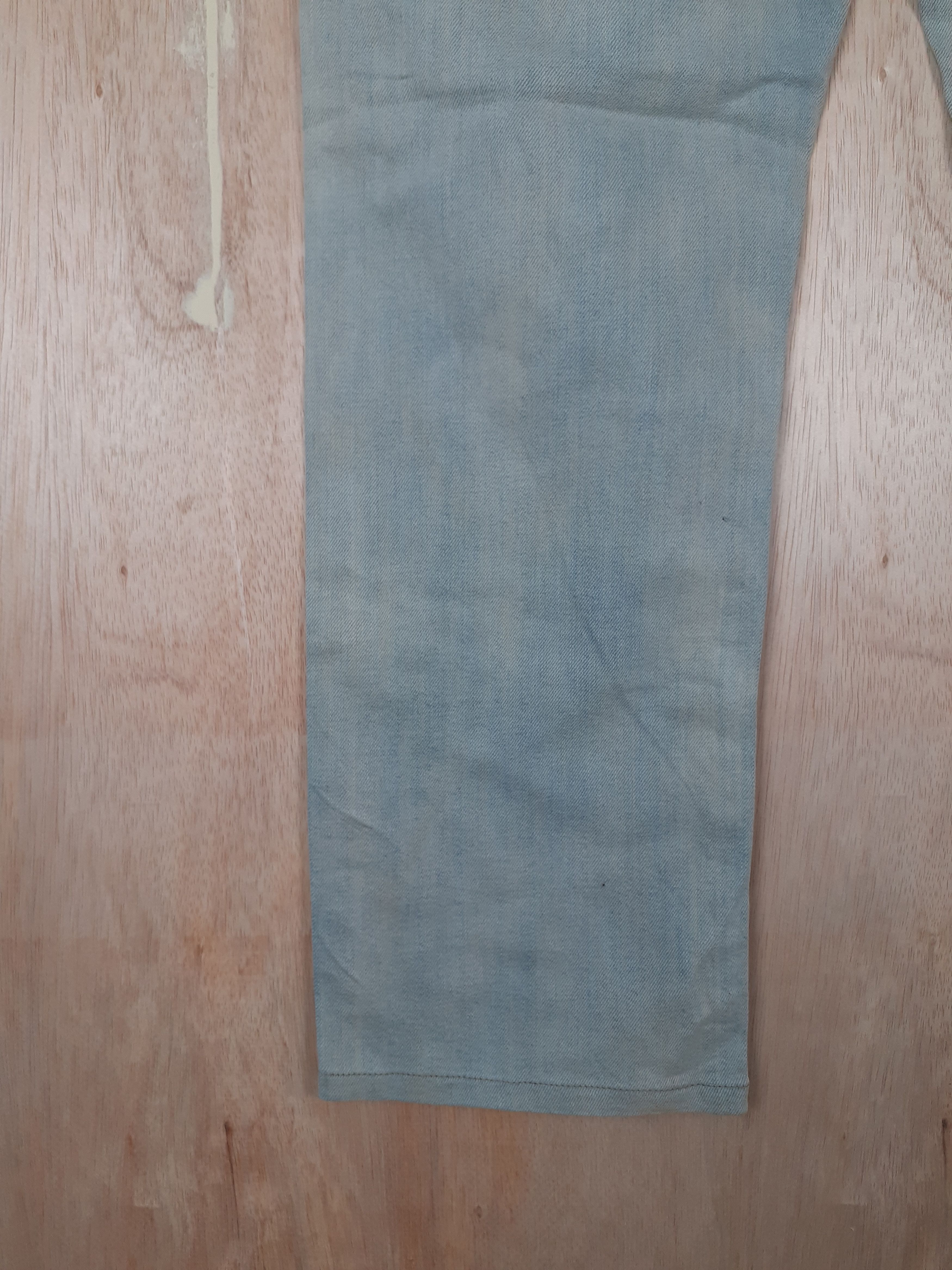 Japanese Brand Uniqlo Jeans blue faded distressed denim pants #3660 Size US 36 / EU 52 - 16 Thumbnail