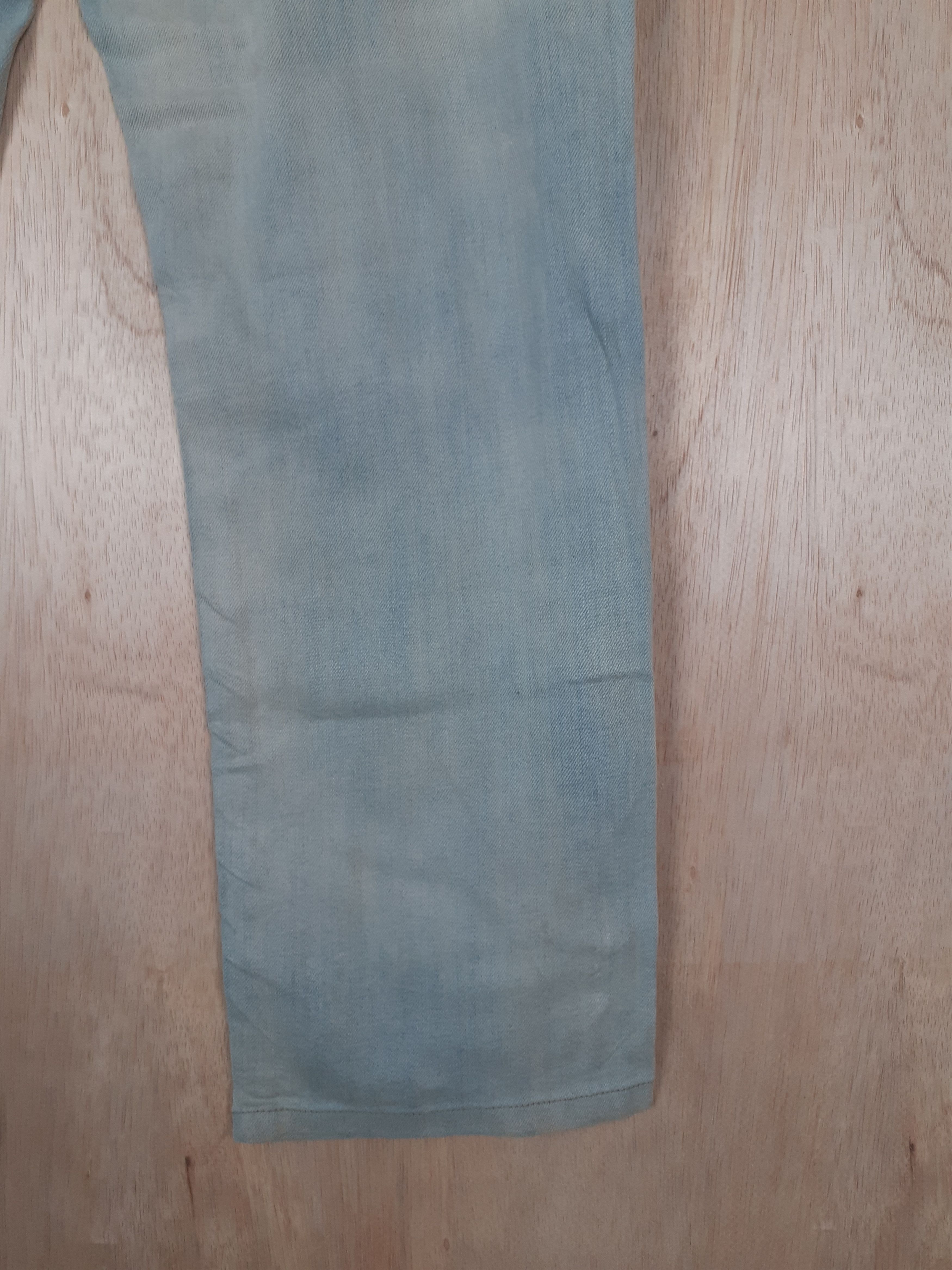 Japanese Brand Uniqlo Jeans blue faded distressed denim pants #3660 Size US 36 / EU 52 - 17 Thumbnail