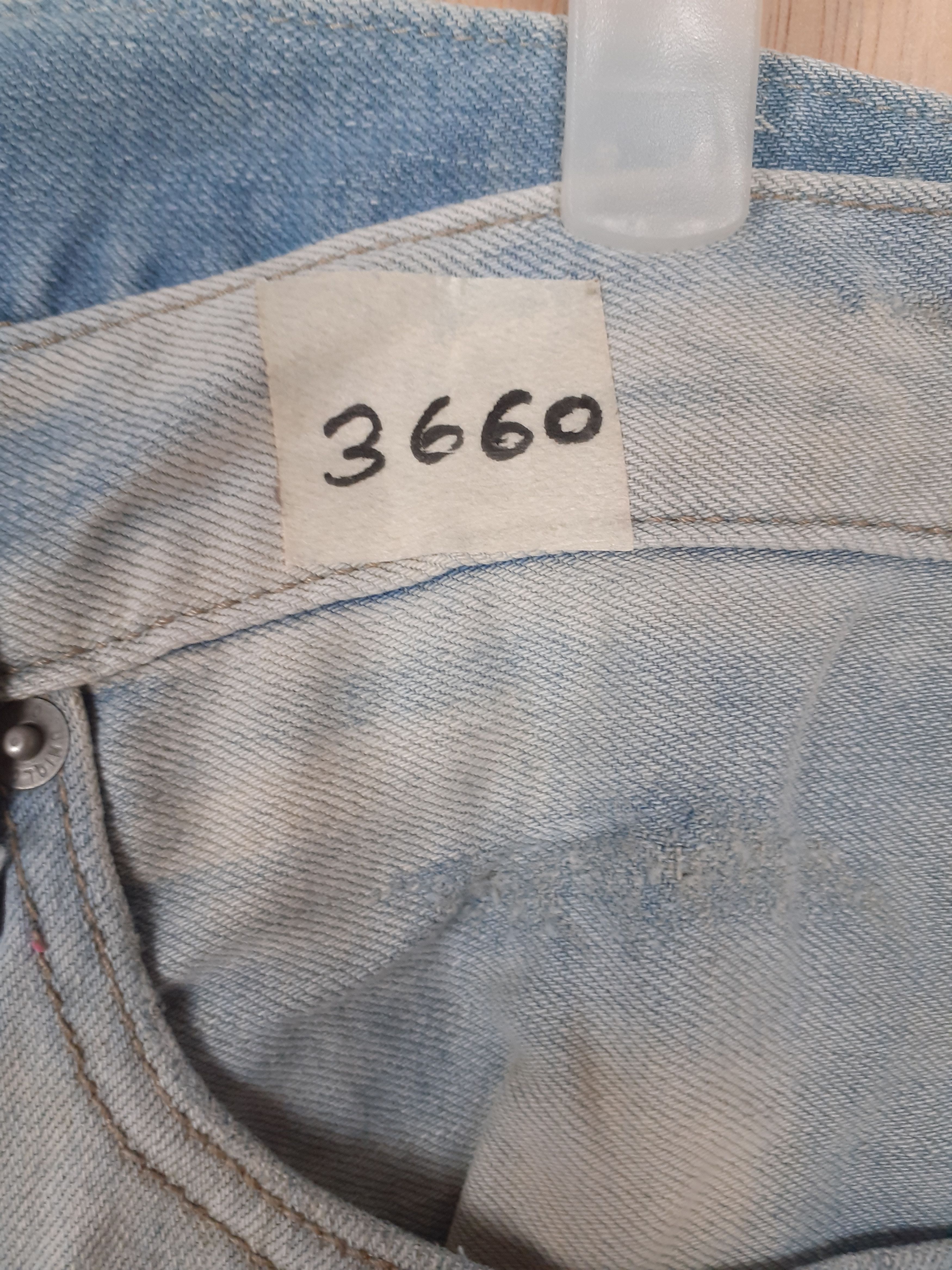Japanese Brand Uniqlo Jeans blue faded distressed denim pants #3660 Size US 36 / EU 52 - 18 Thumbnail