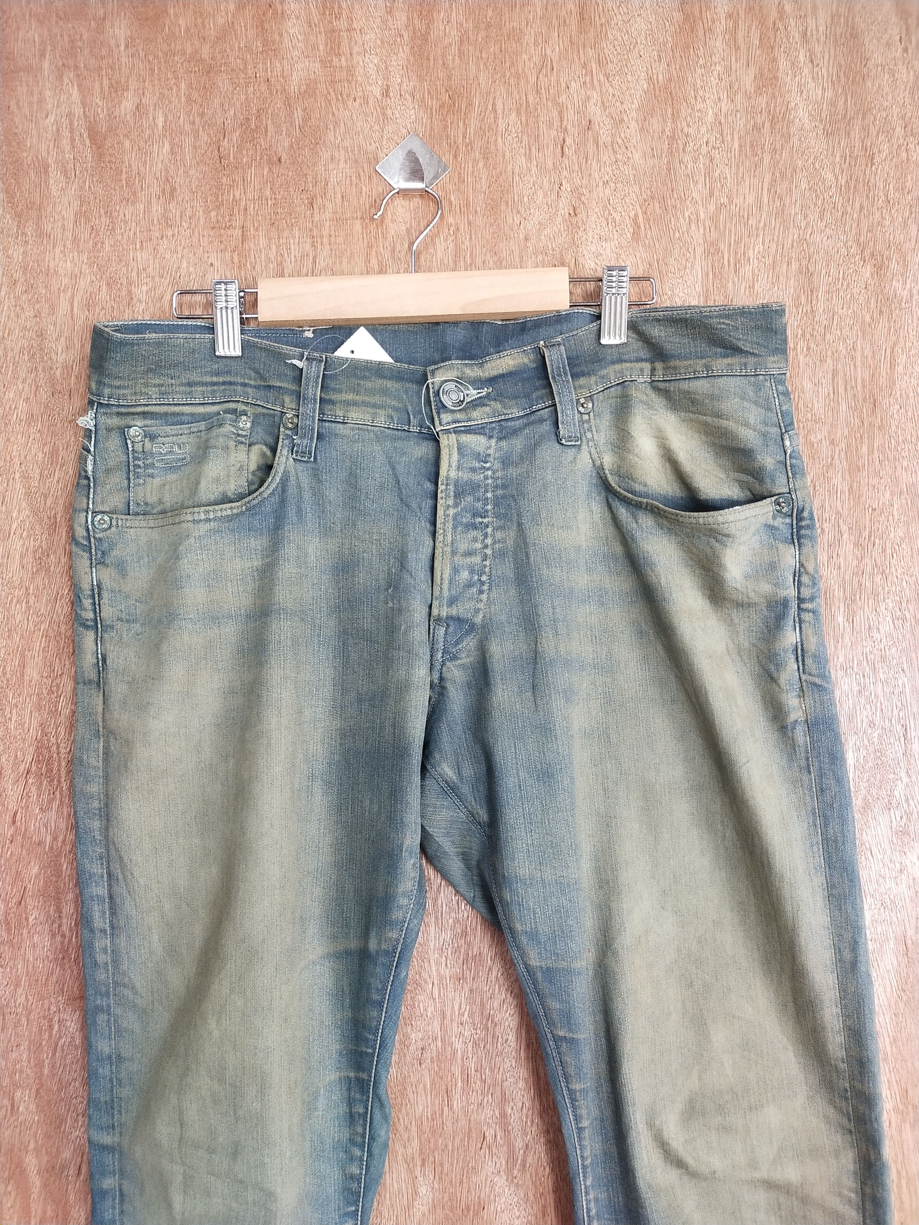 G-Star G Star Raw blue faded japan denim #S056 Size US 35 - 2 Thumbnail