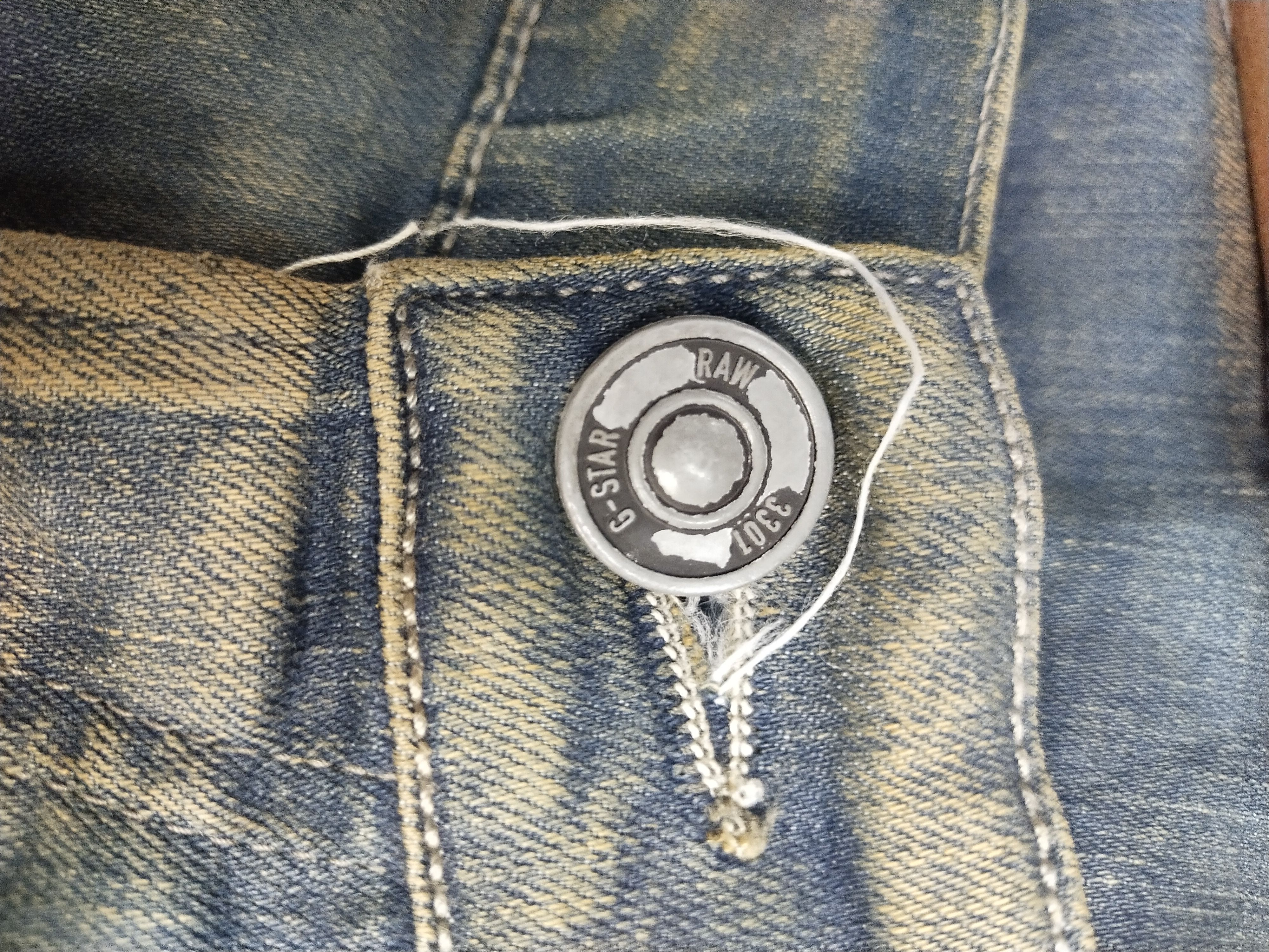 G-Star G Star Raw blue faded japan denim #S056 Size US 35 - 5 Thumbnail