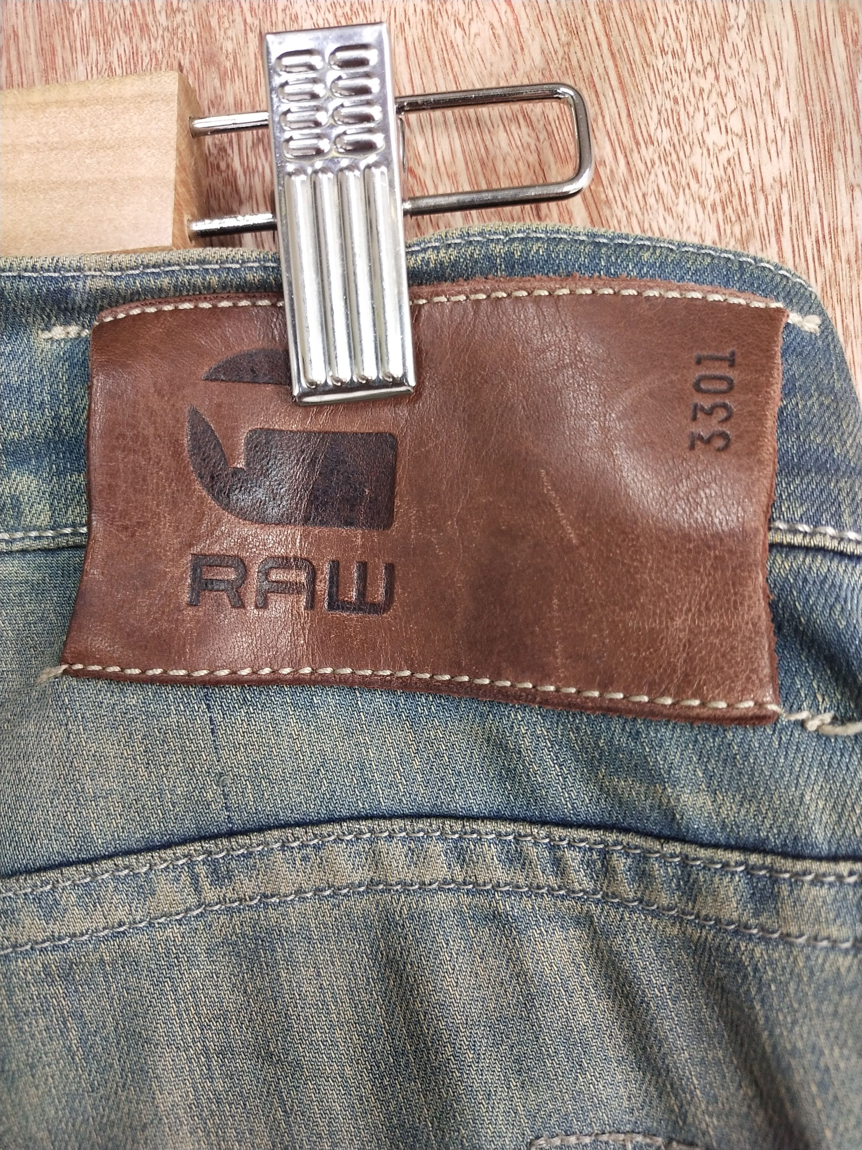 G-Star G Star Raw blue faded japan denim #S056 Size US 35 - 10 Thumbnail