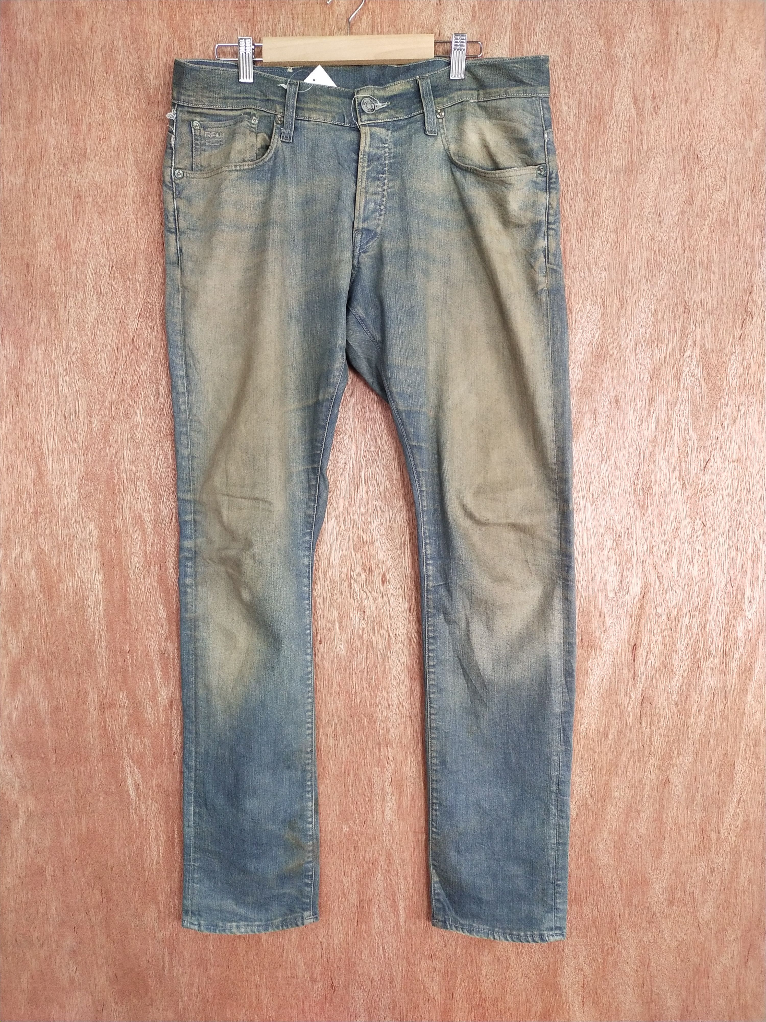 G-Star G Star Raw blue faded japan denim #S056 Size US 35 - 1 Thumbnail