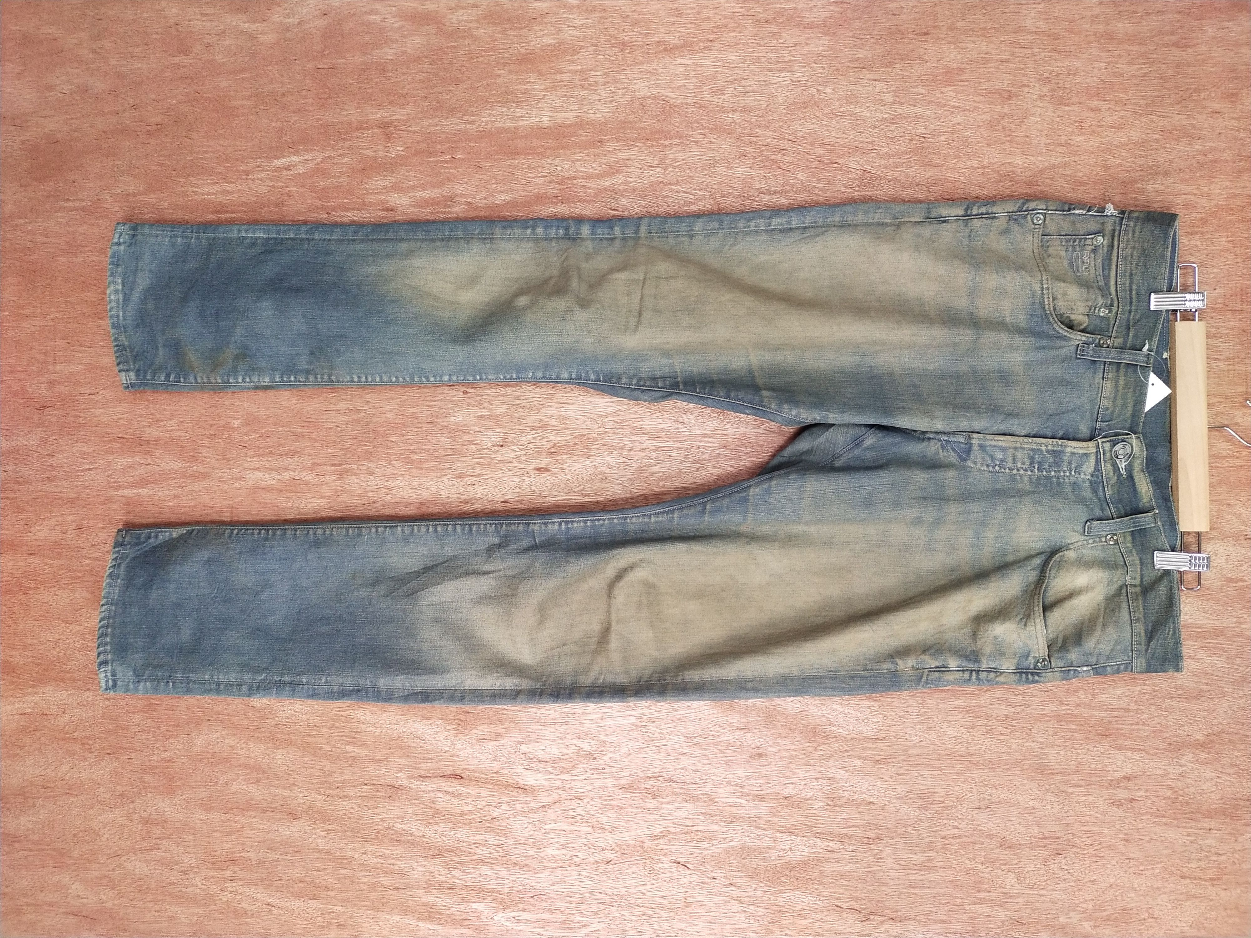 image of G Star Raw Blue Faded Japan Denim S056 in Blue Denim, Men's (Size 35)