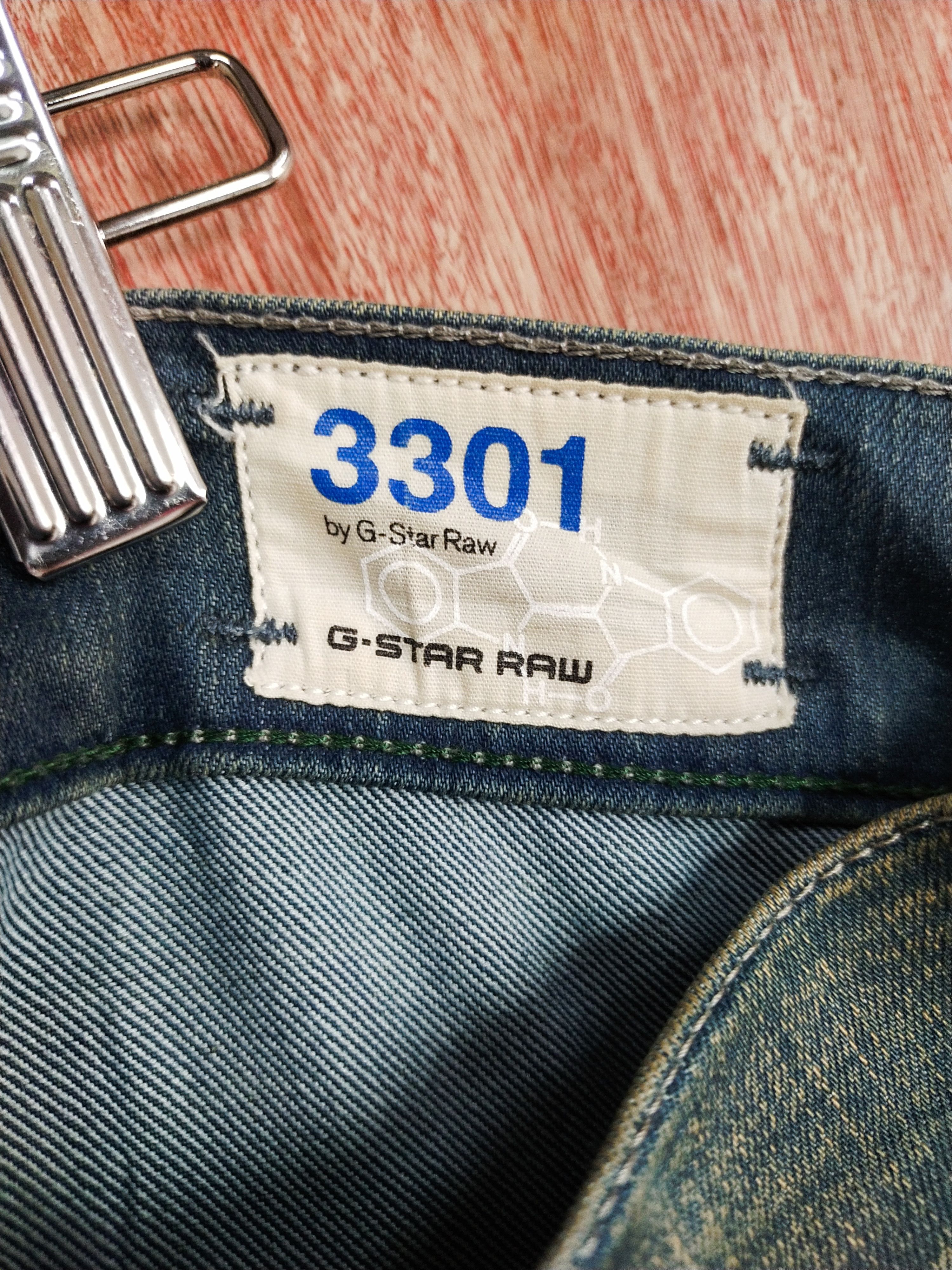 G-Star G Star Raw blue faded japan denim #S056 Size US 35 - 6 Thumbnail