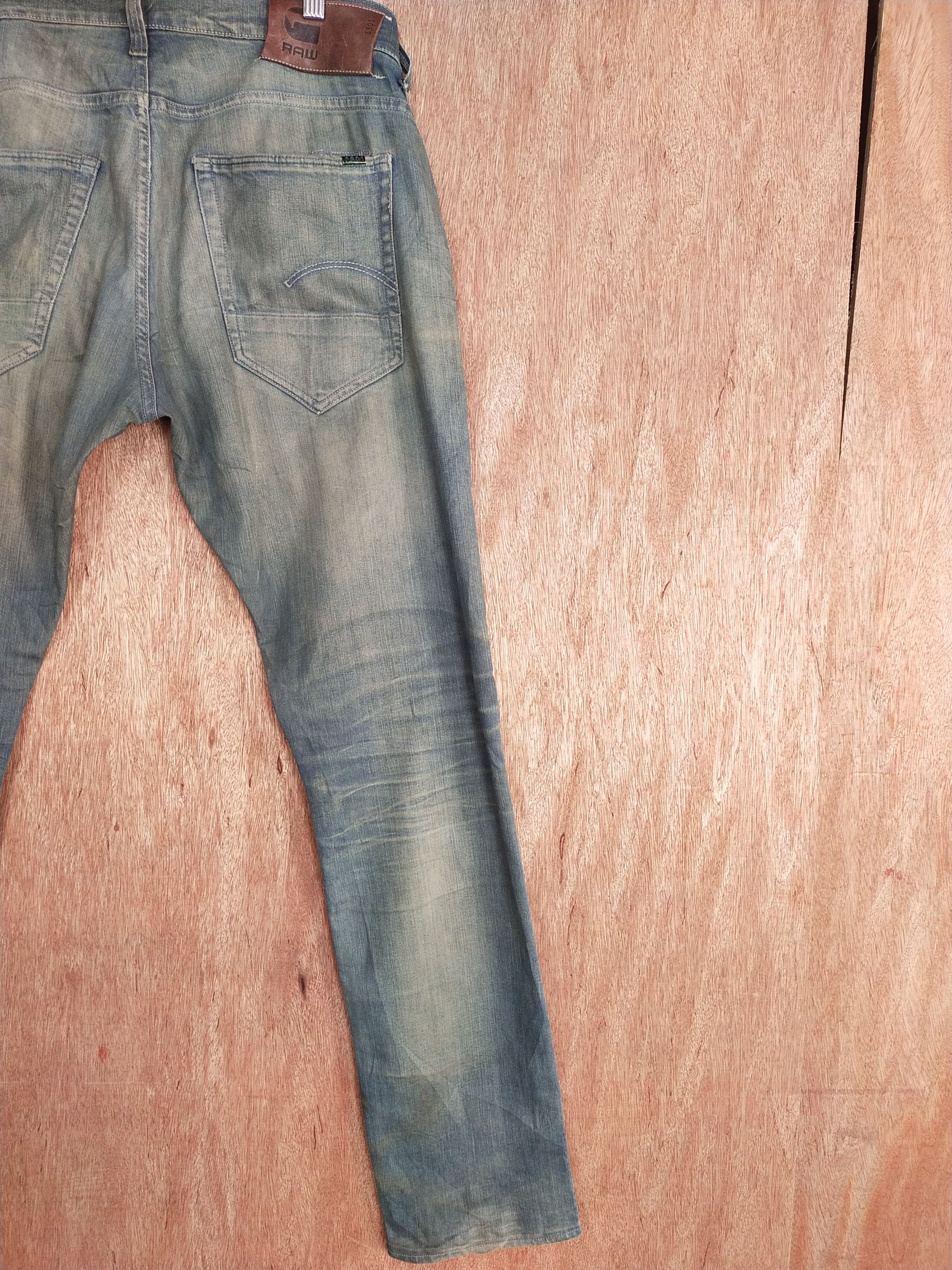 G-Star G Star Raw blue faded japan denim #S056 Size US 35 - 13 Thumbnail
