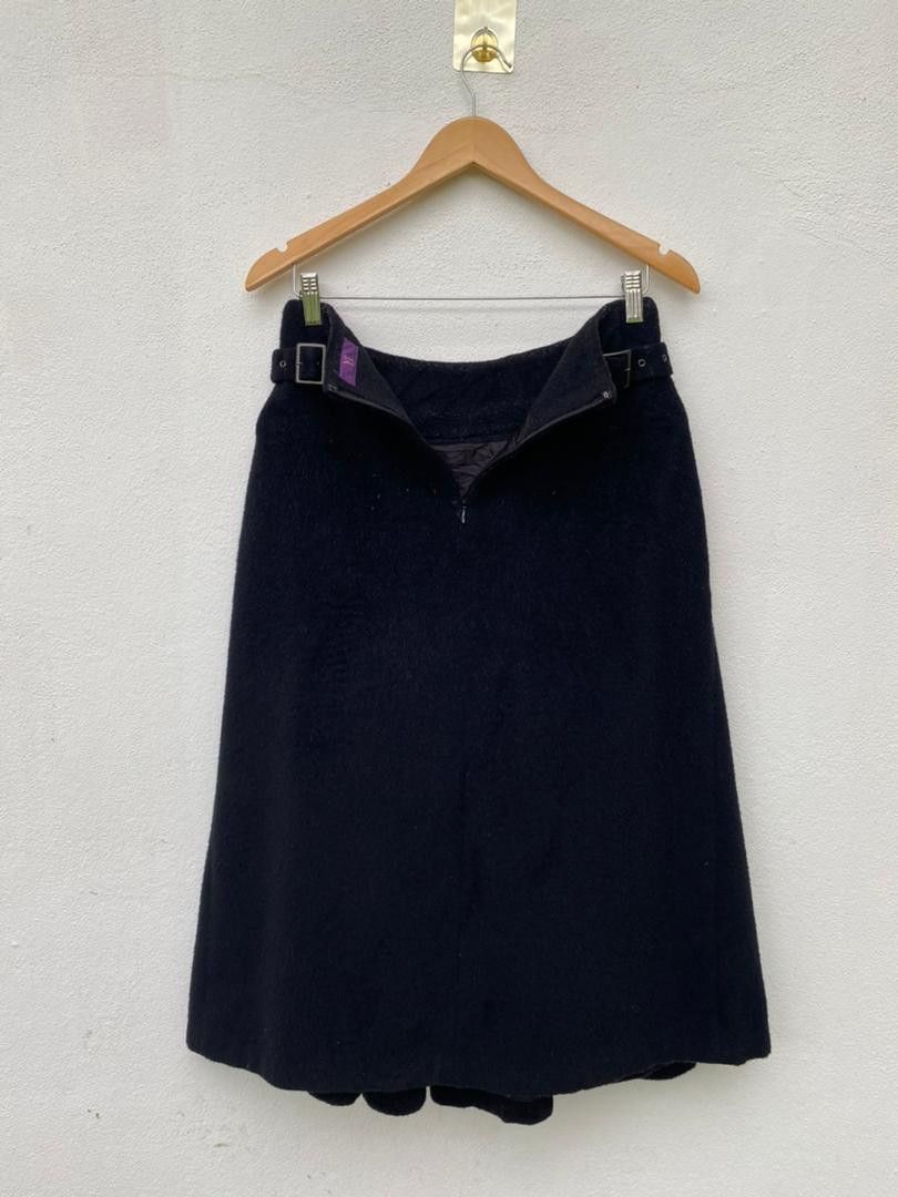 Y's Y's Yohji Yamamoto Wool Skirt Size 28" / US 6 / IT 42 - 2 Thumbnail