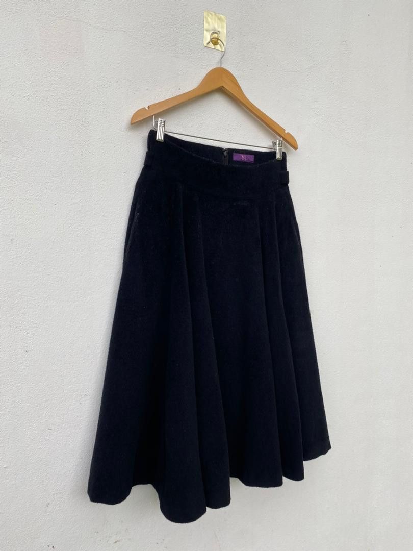 Y's Y's Yohji Yamamoto Wool Skirt Size 28" / US 6 / IT 42 - 4 Thumbnail