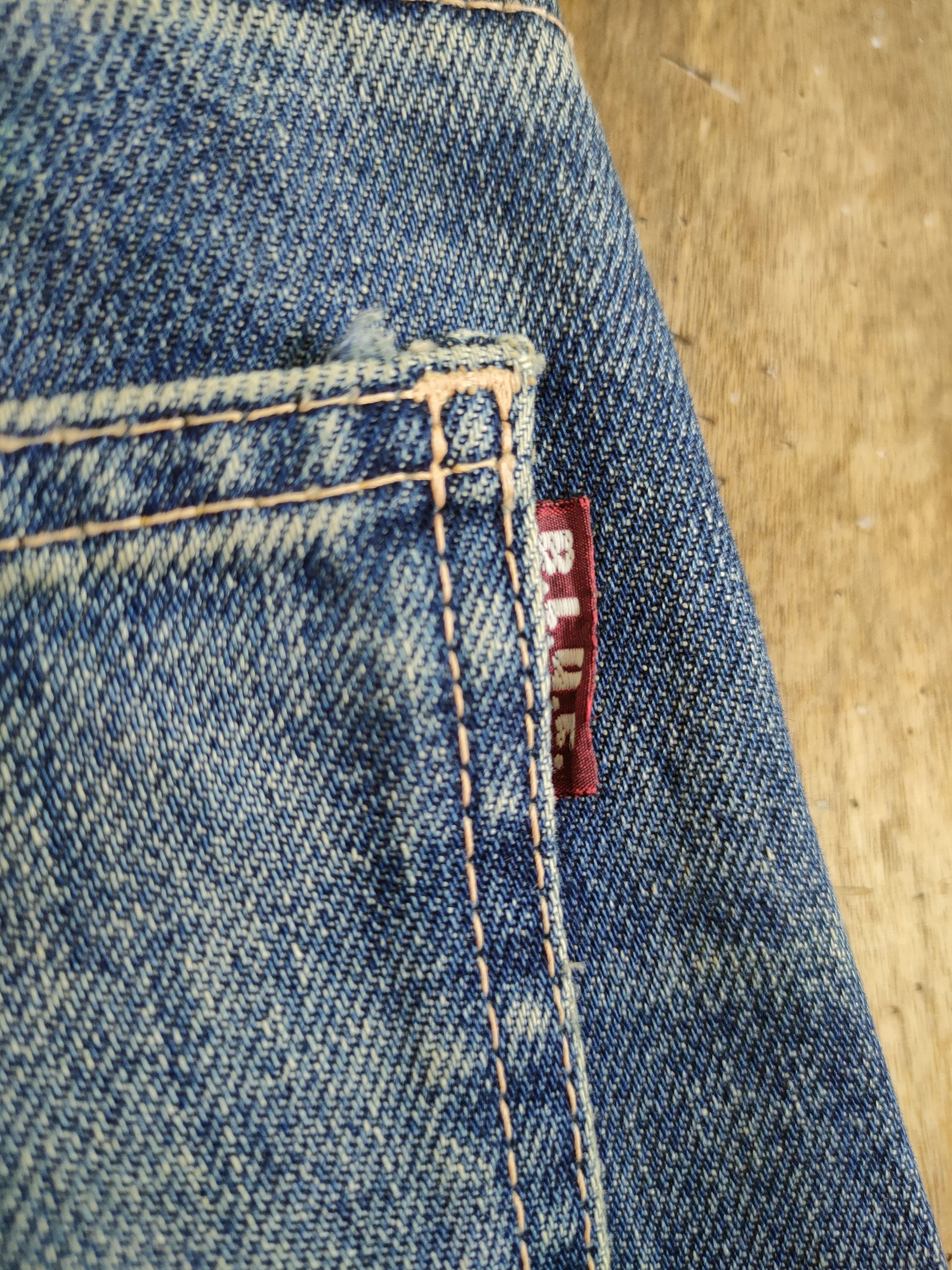 Japan Blue DL Blue Japan streetwear distressed denim pants #46-770 Size US 28 / EU 44 - 8 Thumbnail