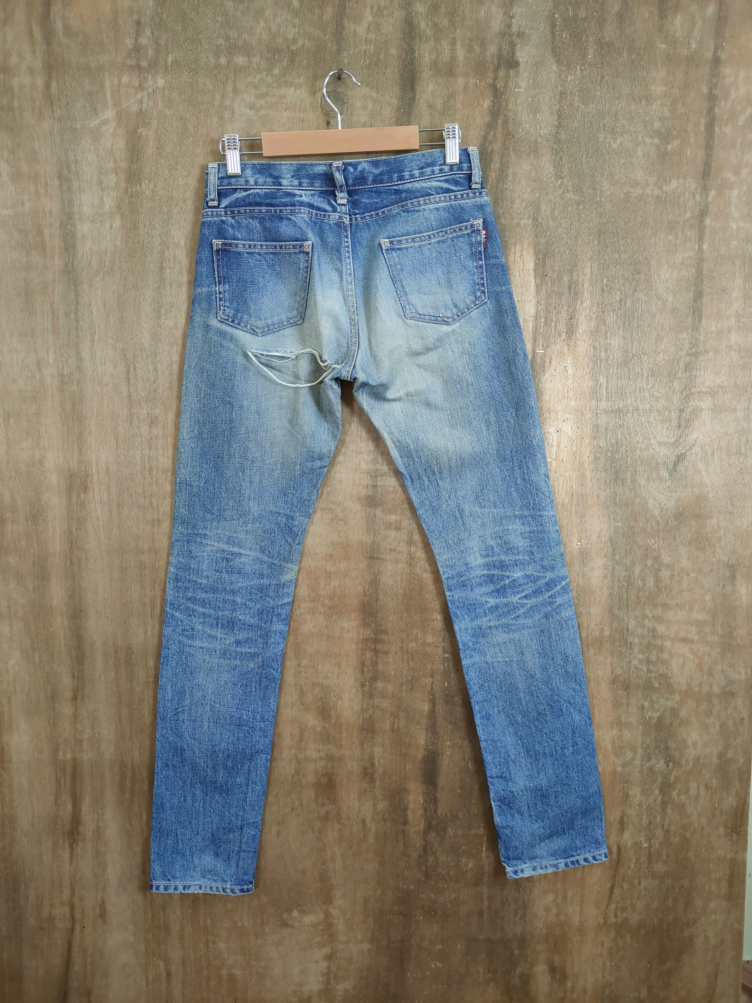 Japan Blue DL Blue Japan streetwear distressed denim pants #46-770 Size US 28 / EU 44 - 5 Thumbnail