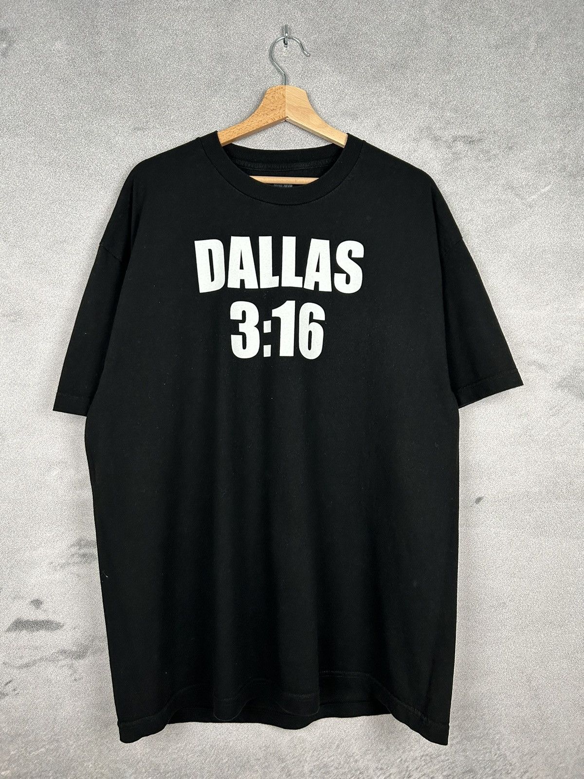 Vintage Vintage WWE Dallas 3:16 Stone Cold Oversized Wrestling Tee Size US XL / EU 56 / 4 - 4 Thumbnail