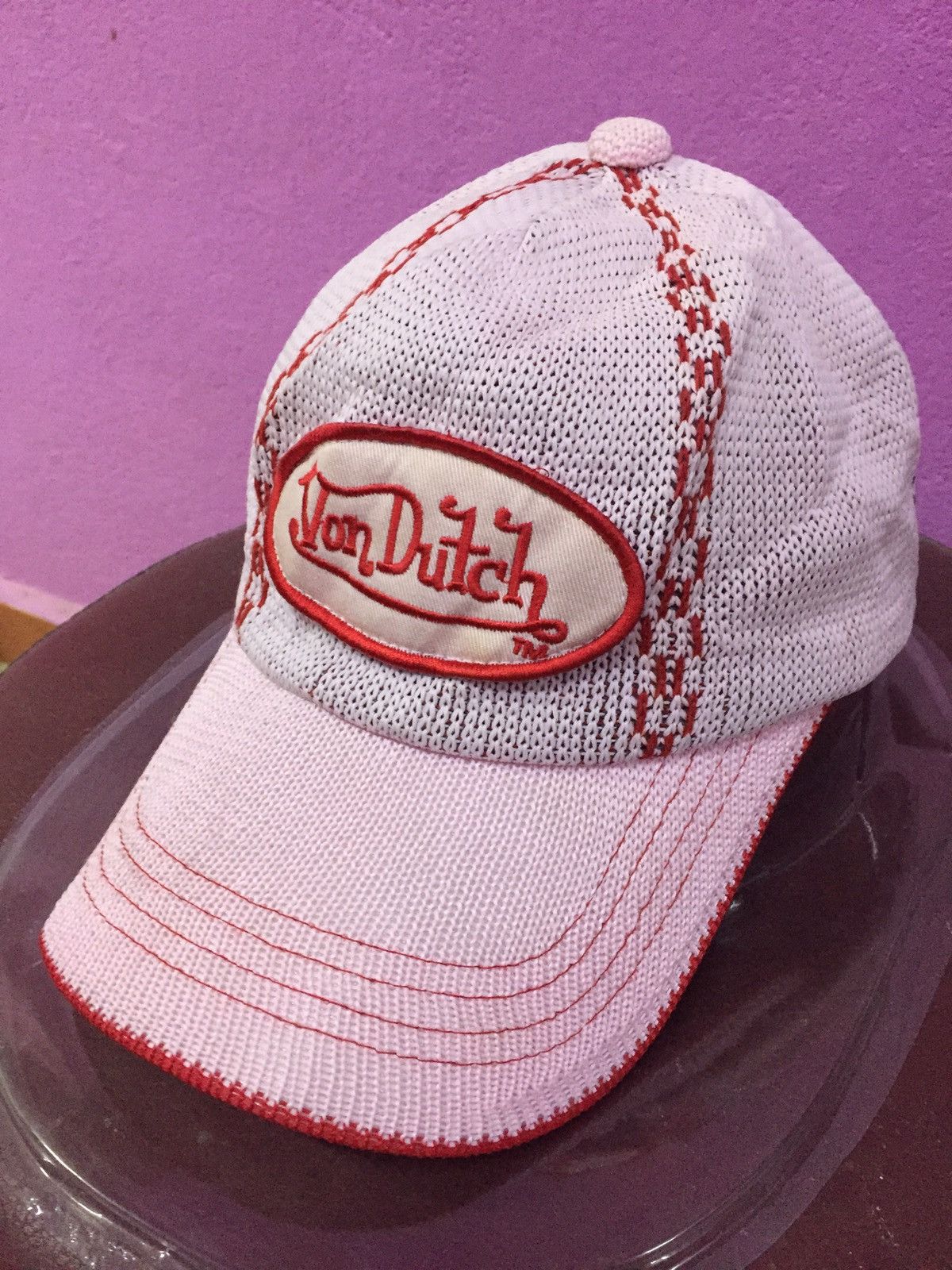 Von Dutch Von Dutch Knitwear Snapback Cap Hat (suitable 54cm-55cm) Size ONE SIZE - 2 Thumbnail