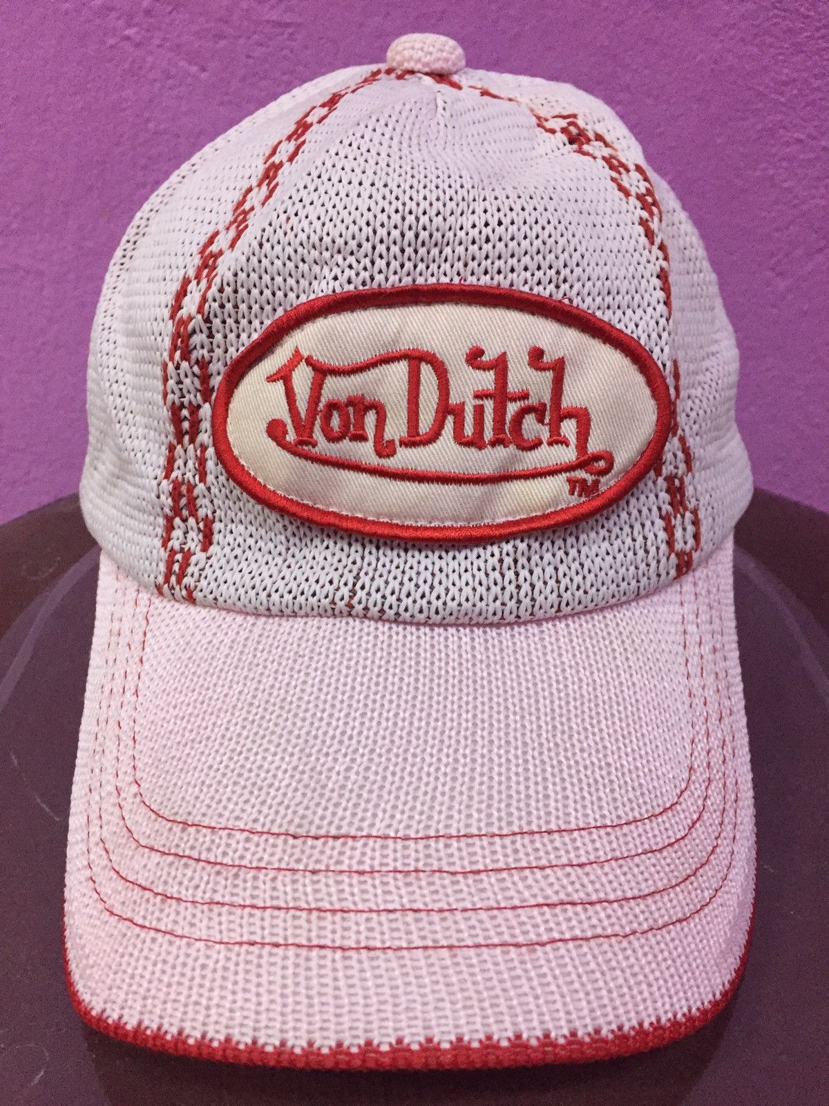 Von Dutch Von Dutch Knitwear Snapback Cap Hat (suitable 54cm-55cm) Size ONE SIZE - 1 Thumbnail