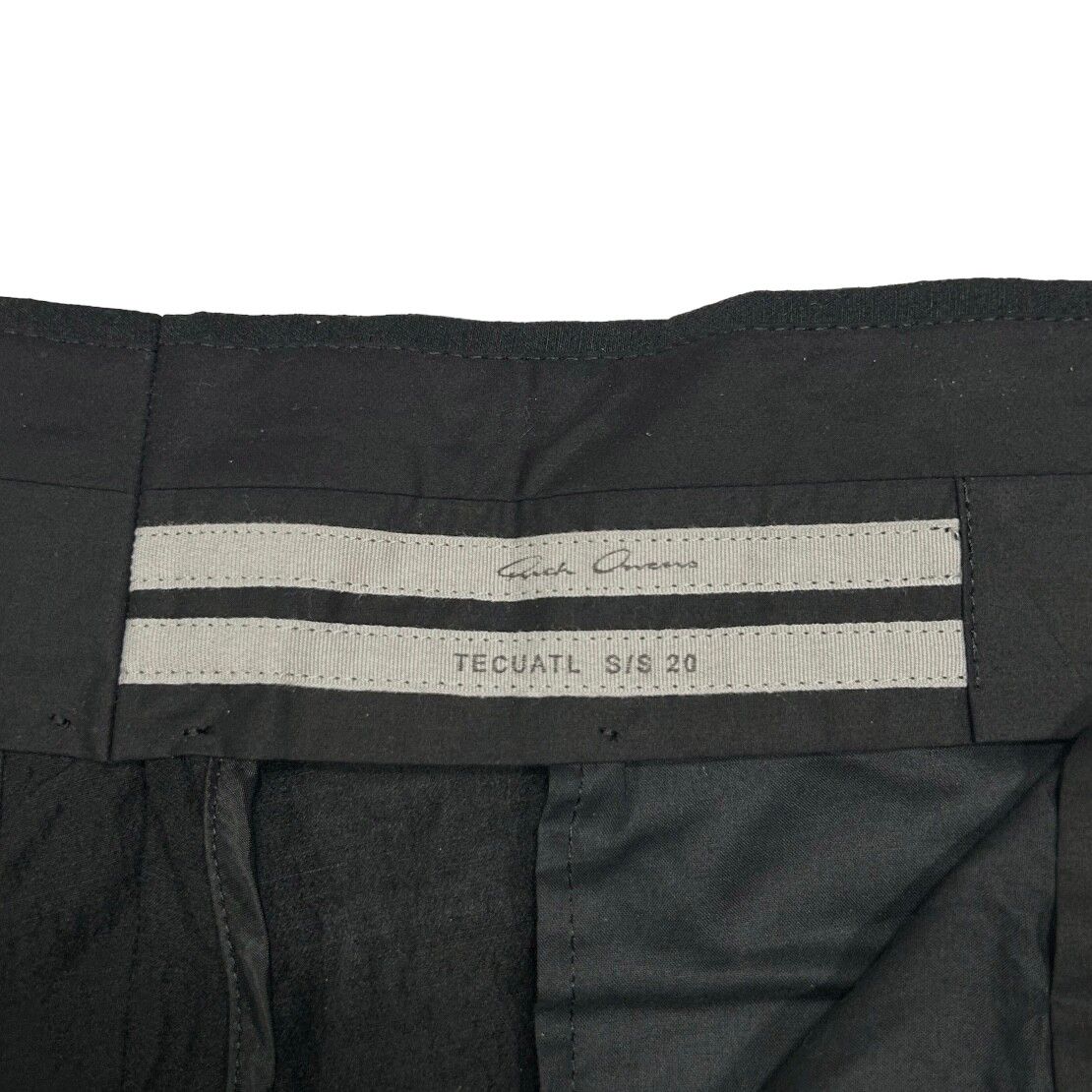 Rick Owens SS20 TECUATL Wool Cropped Pants Size US 38 / EU 54 - 6 Thumbnail