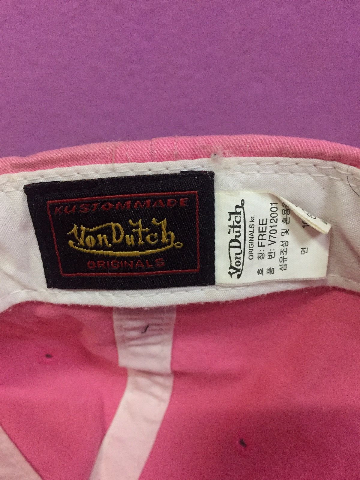 Von Dutch Von Dutch Strapback Cap Hat One Size Size ONE SIZE - 6 Thumbnail