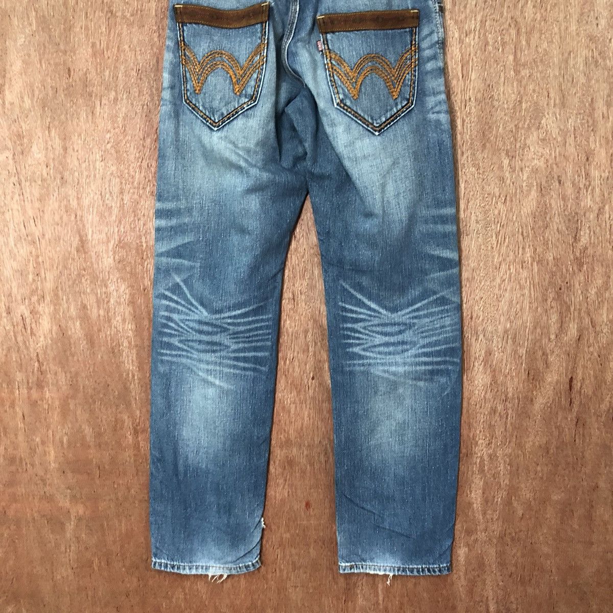 Edwin Edwin japan vintage Blue Denim pants jeans #6384 Size US 26 / EU 42 - 8 Thumbnail