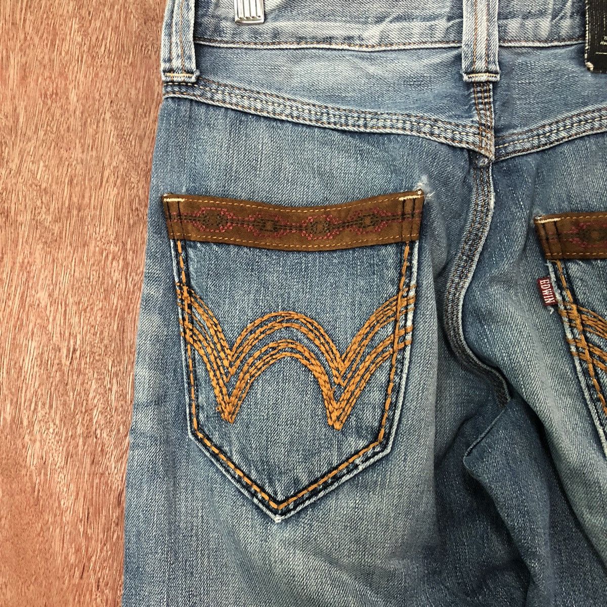 Edwin Edwin japan vintage Blue Denim pants jeans #6384 Size US 26 / EU 42 - 9 Thumbnail