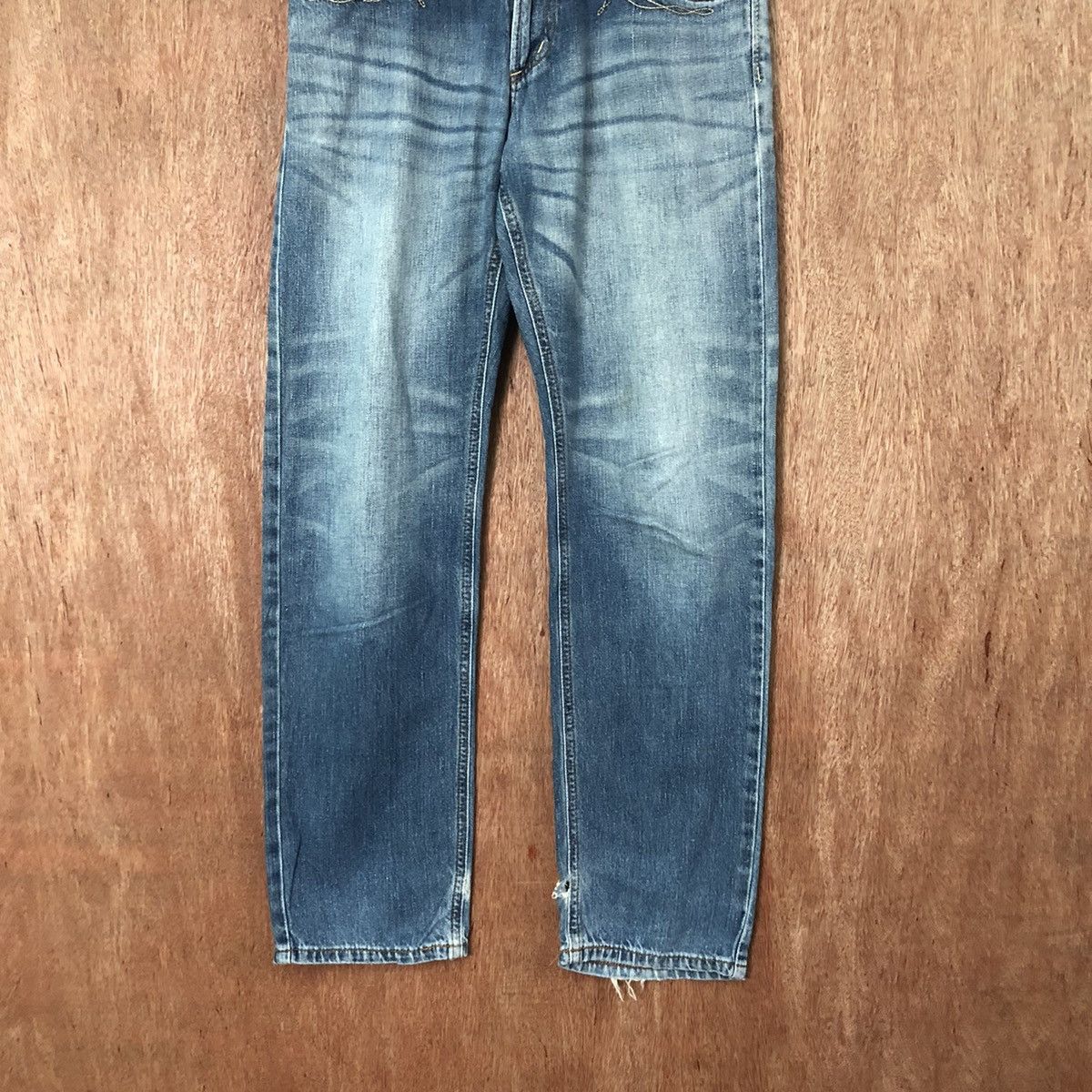Edwin Edwin japan vintage Blue Denim pants jeans #6384 Size US 26 / EU 42 - 3 Thumbnail