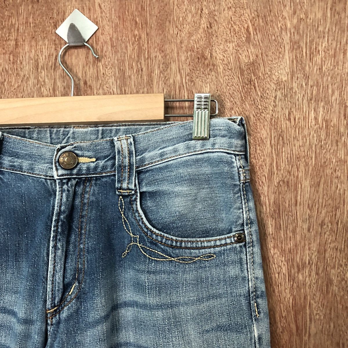 Edwin Edwin japan vintage Blue Denim pants jeans #6384 Size US 26 / EU 42 - 5 Thumbnail